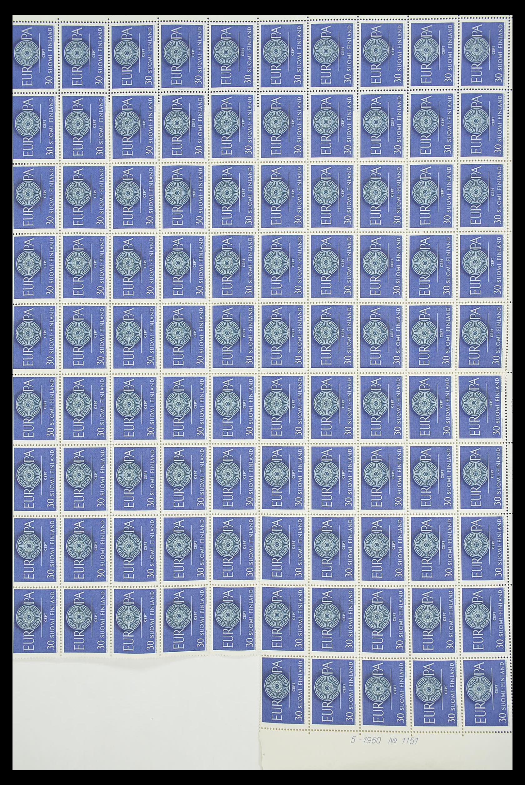 33446 076 - Postzegelverzameling 33446 Europa CEPT 1956-1961 engros.
