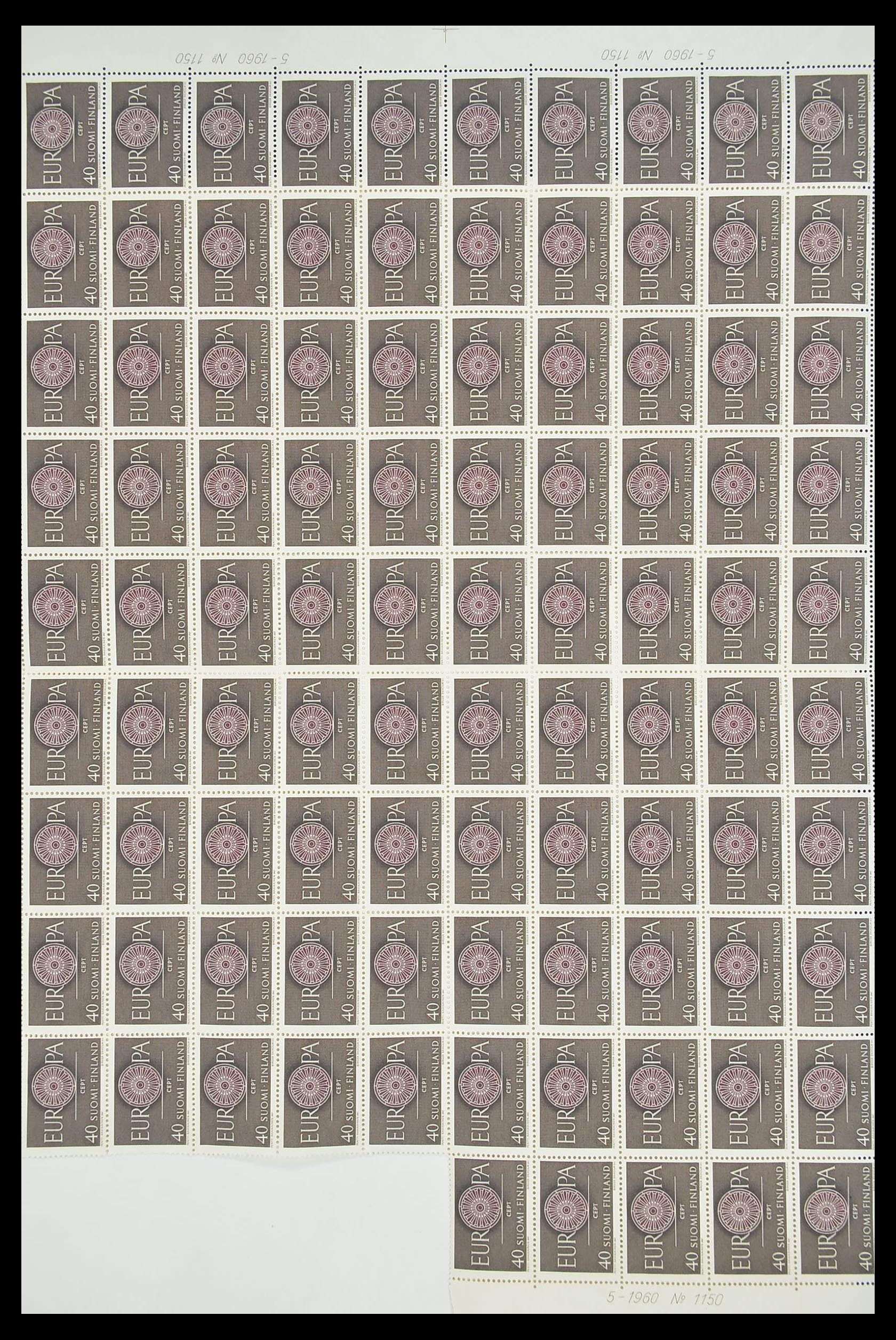 33446 077 - Postzegelverzameling 33446 Europa CEPT 1956-1961 engros.