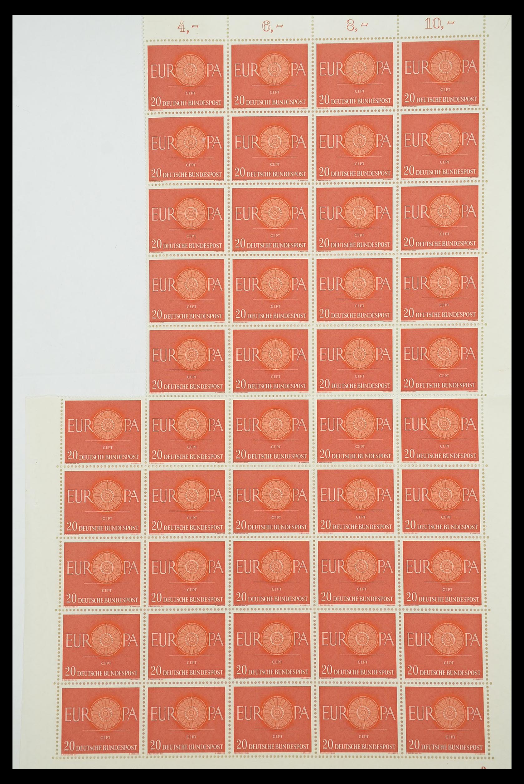 33446 080 - Postzegelverzameling 33446 Europa CEPT 1956-1961 engros.