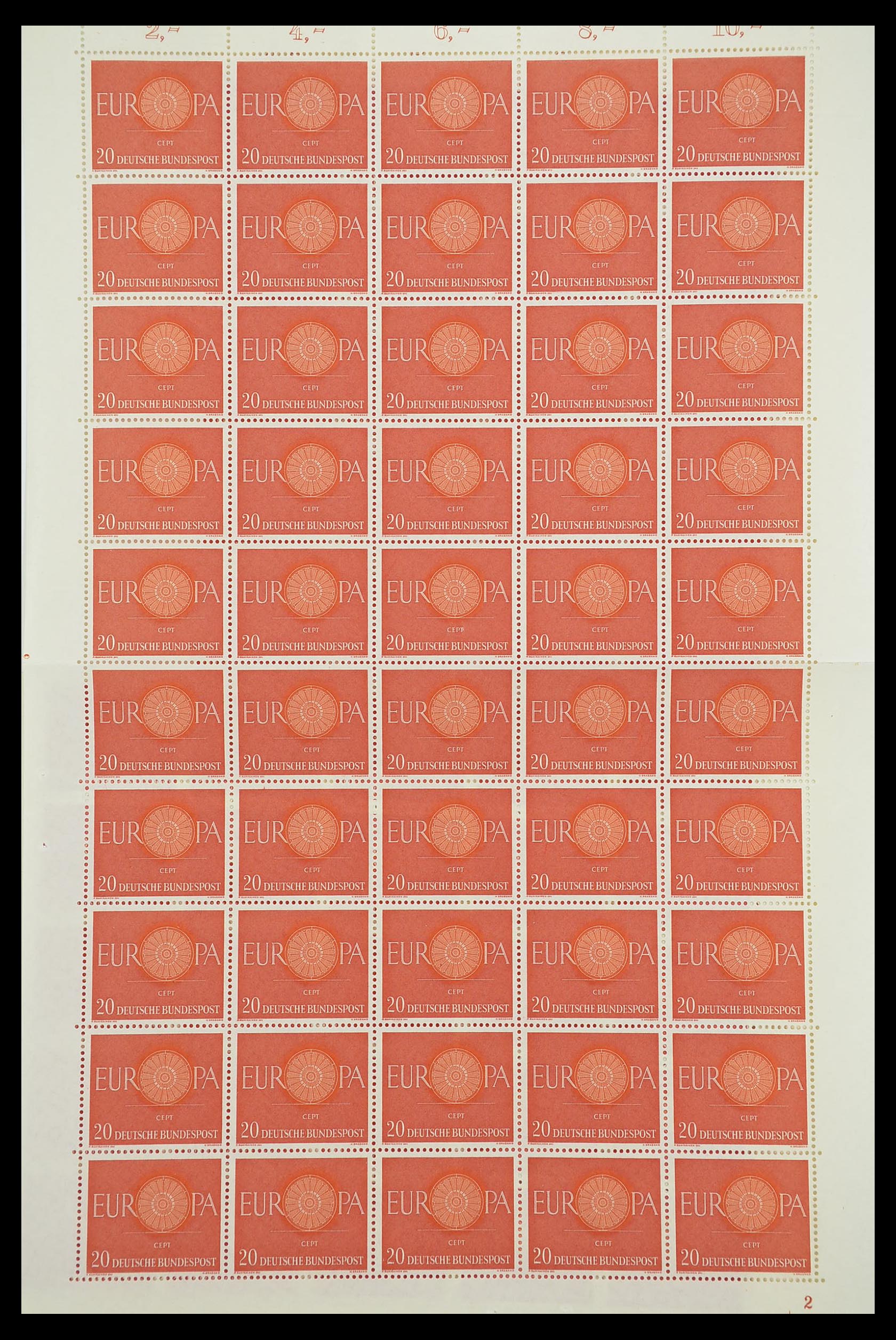 33446 081 - Postzegelverzameling 33446 Europa CEPT 1956-1961 engros.