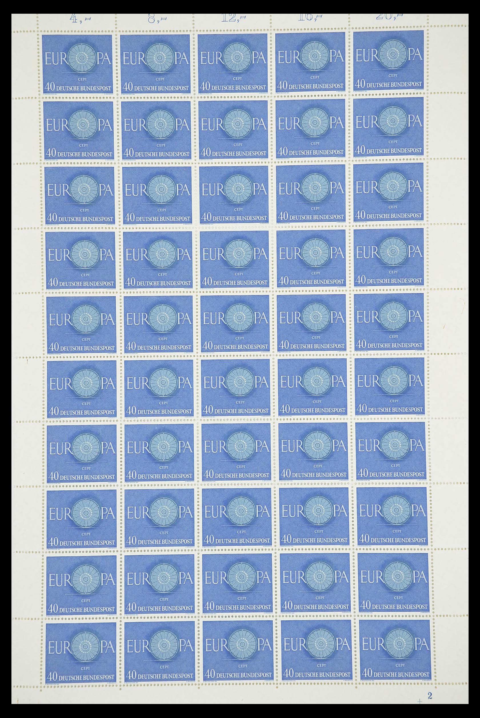 33446 084 - Postzegelverzameling 33446 Europa CEPT 1956-1961 engros.