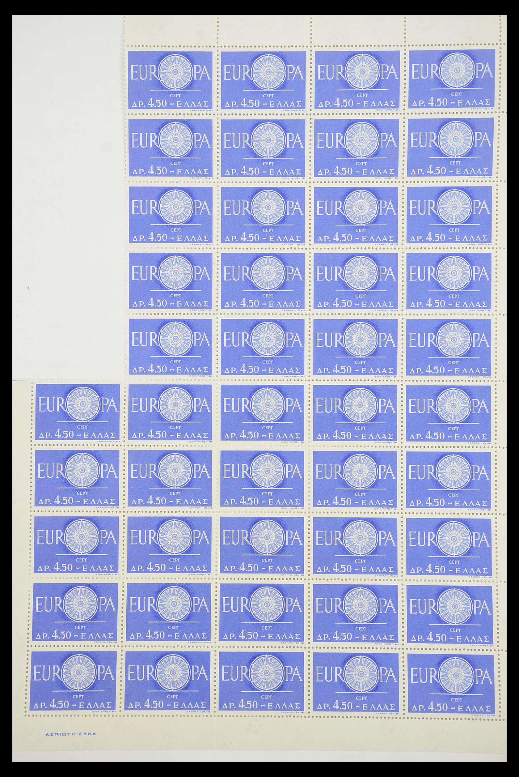 33446 087 - Postzegelverzameling 33446 Europa CEPT 1956-1961 engros.