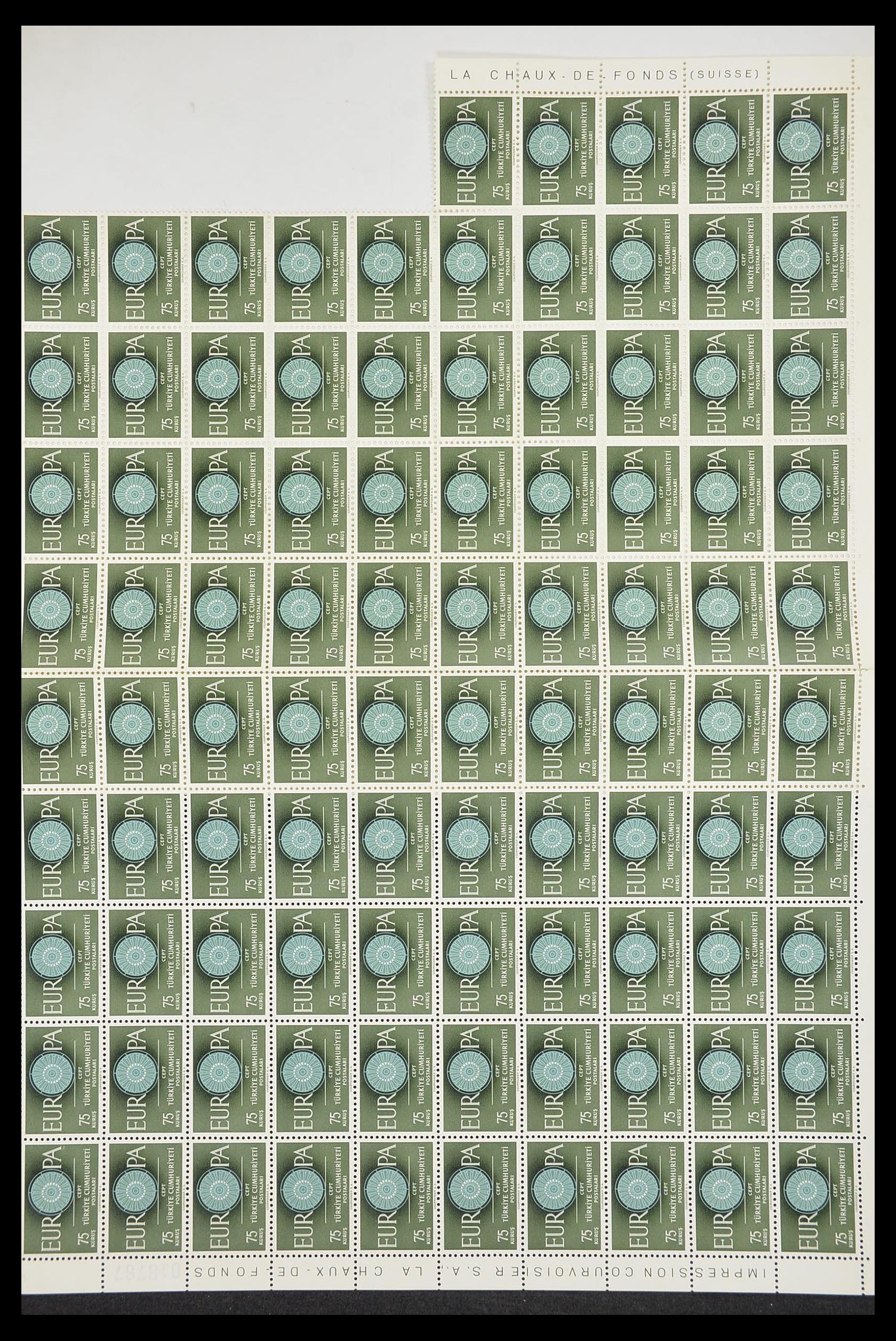 33446 088 - Postzegelverzameling 33446 Europa CEPT 1956-1961 engros.