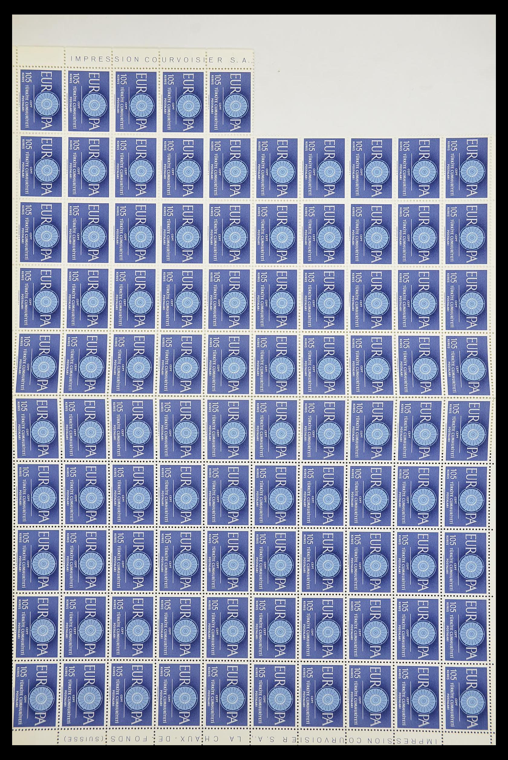 33446 089 - Postzegelverzameling 33446 Europa CEPT 1956-1961 engros.