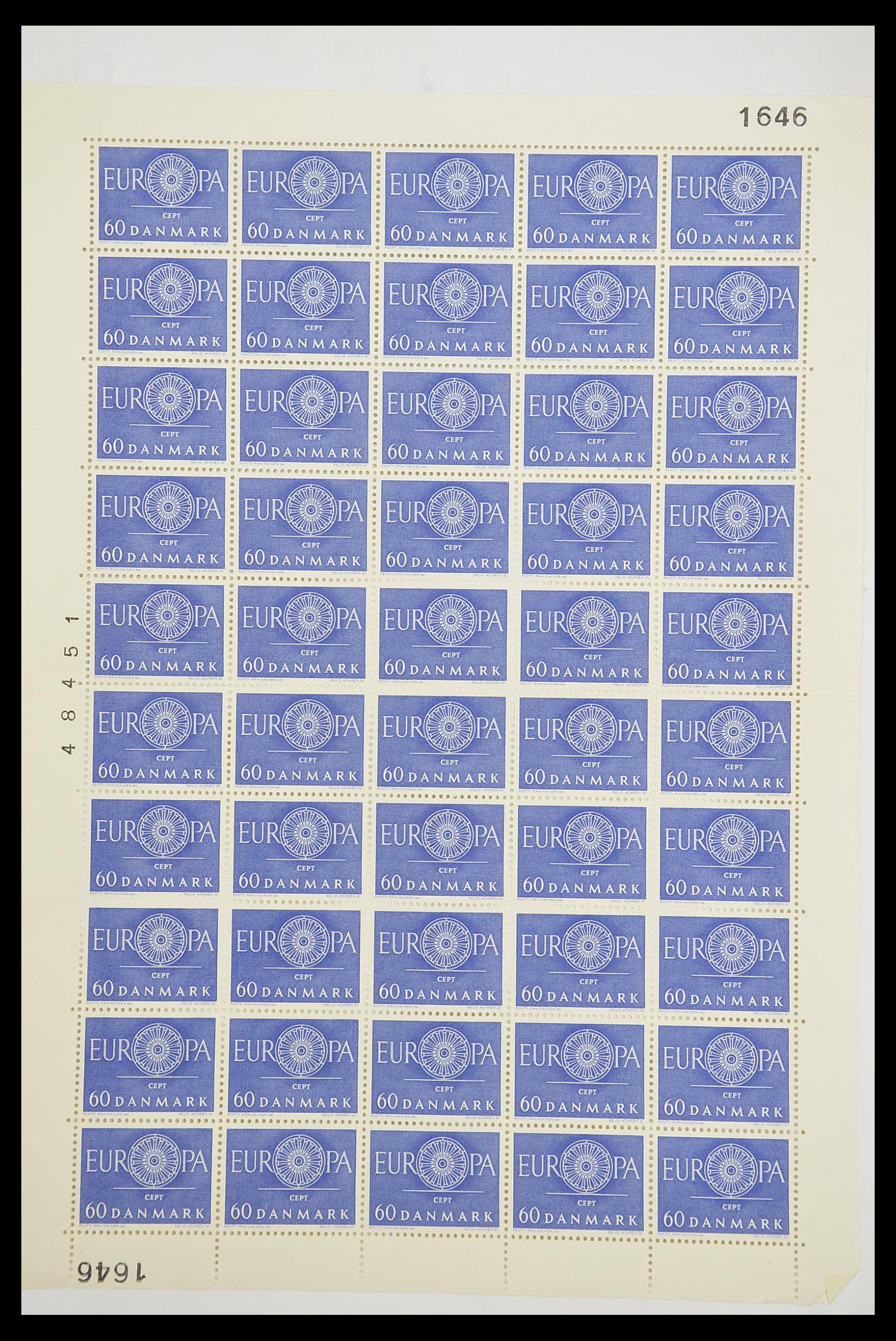 33446 095 - Postzegelverzameling 33446 Europa CEPT 1956-1961 engros.