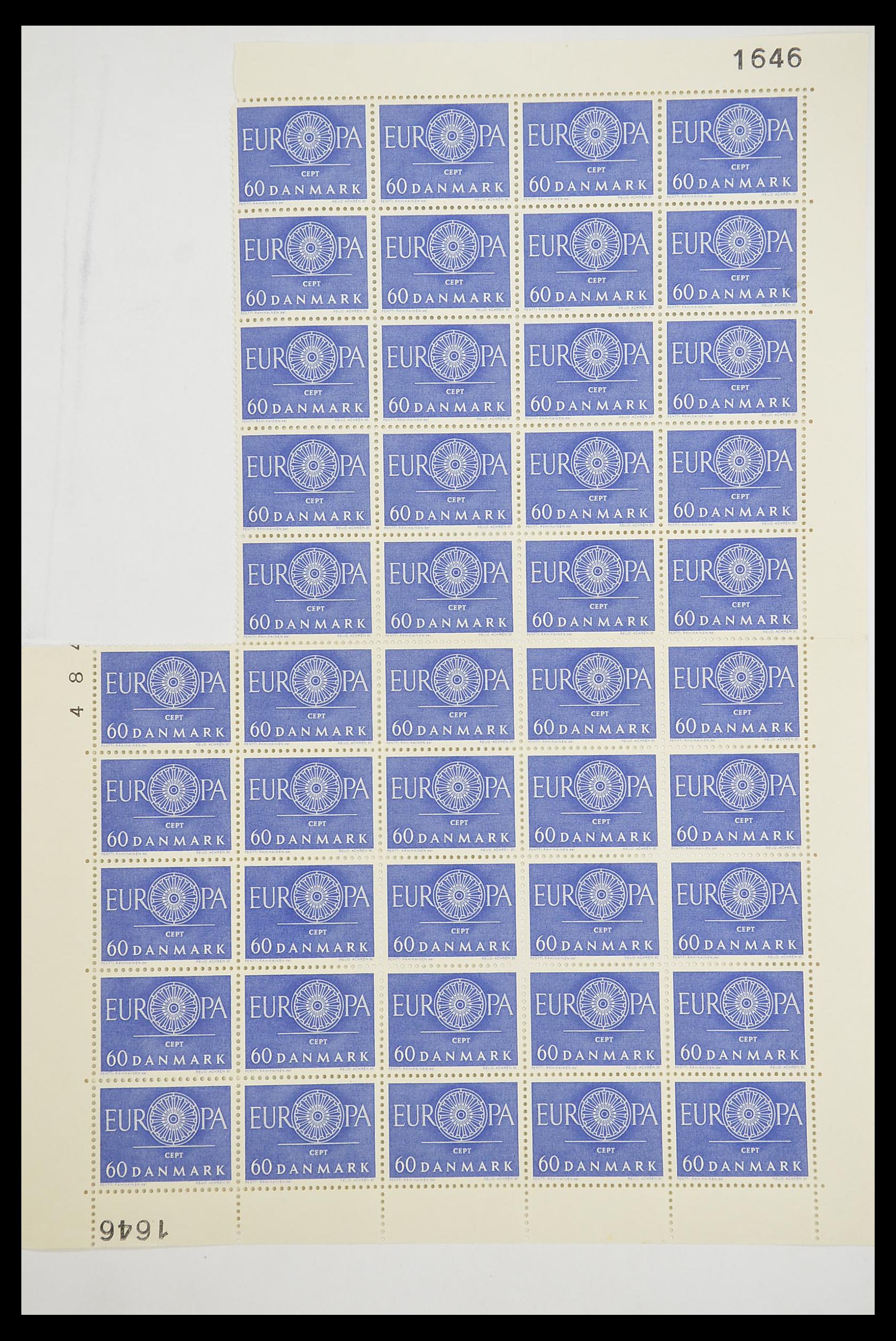 33446 096 - Postzegelverzameling 33446 Europa CEPT 1956-1961 engros.