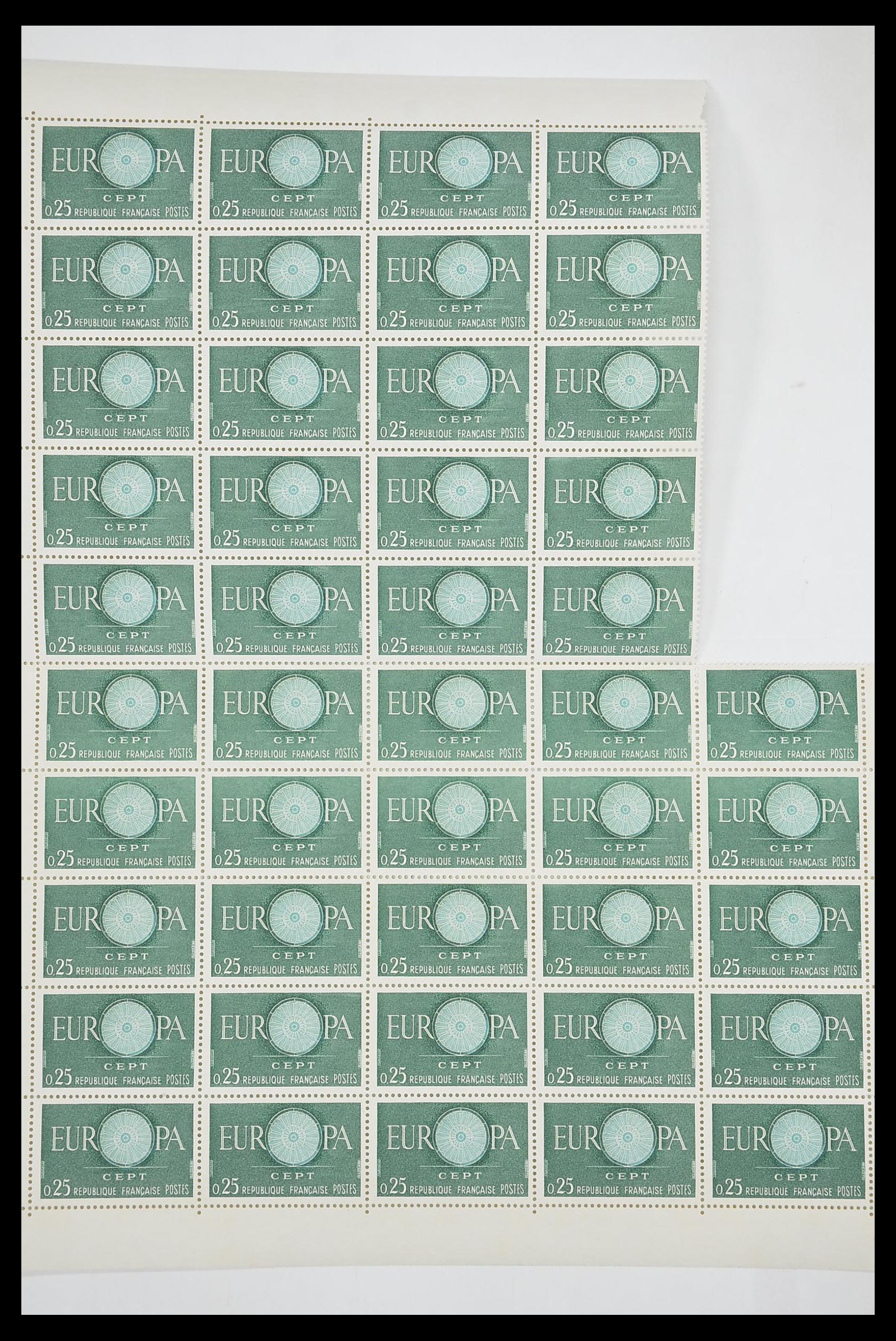 33446 100 - Postzegelverzameling 33446 Europa CEPT 1956-1961 engros.