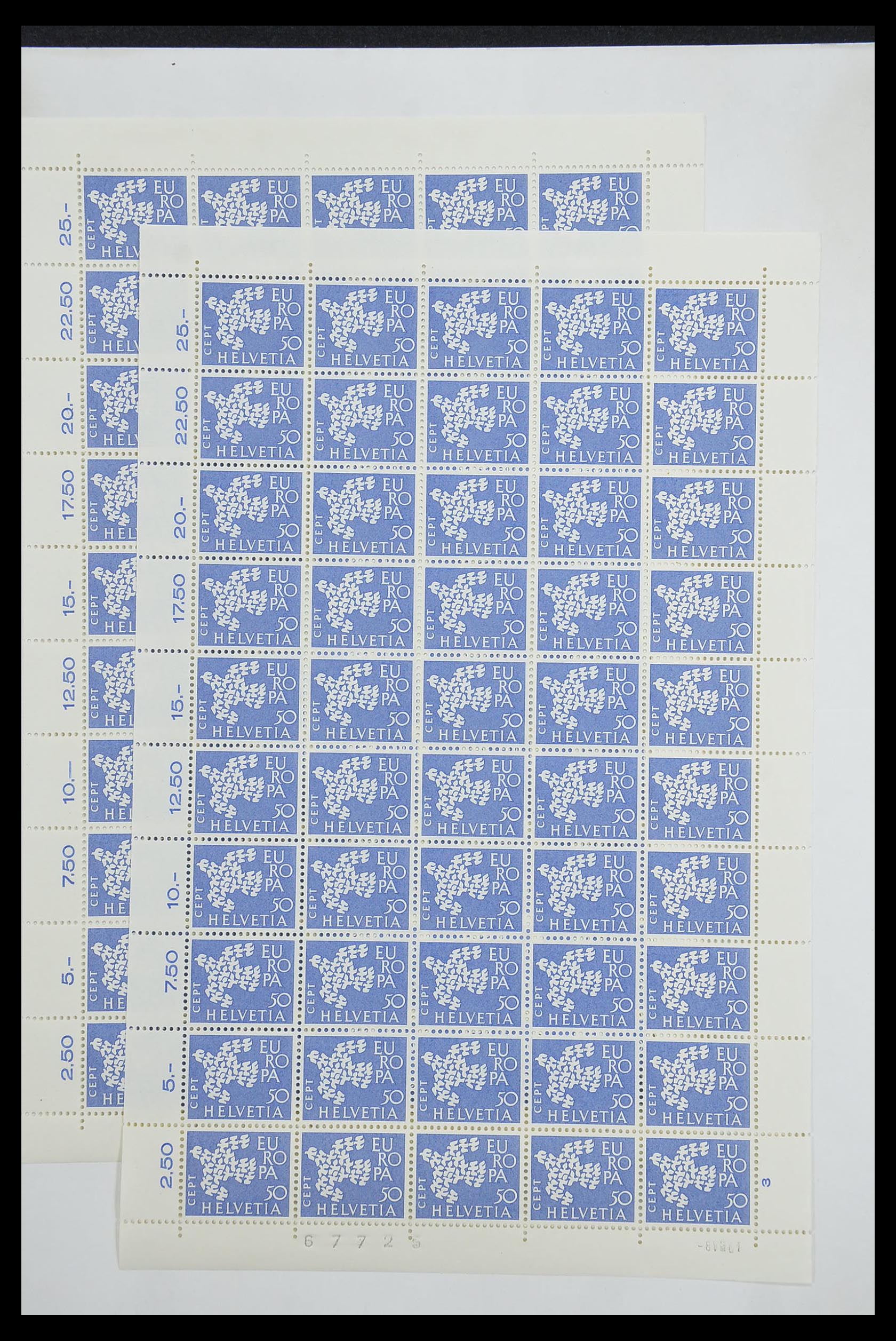 33446 241 - Postzegelverzameling 33446 Europa CEPT 1956-1961 engros.