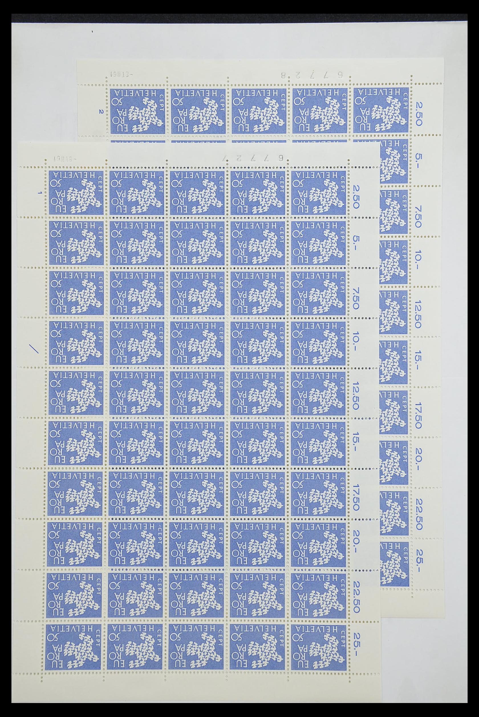 33446 242 - Postzegelverzameling 33446 Europa CEPT 1956-1961 engros.