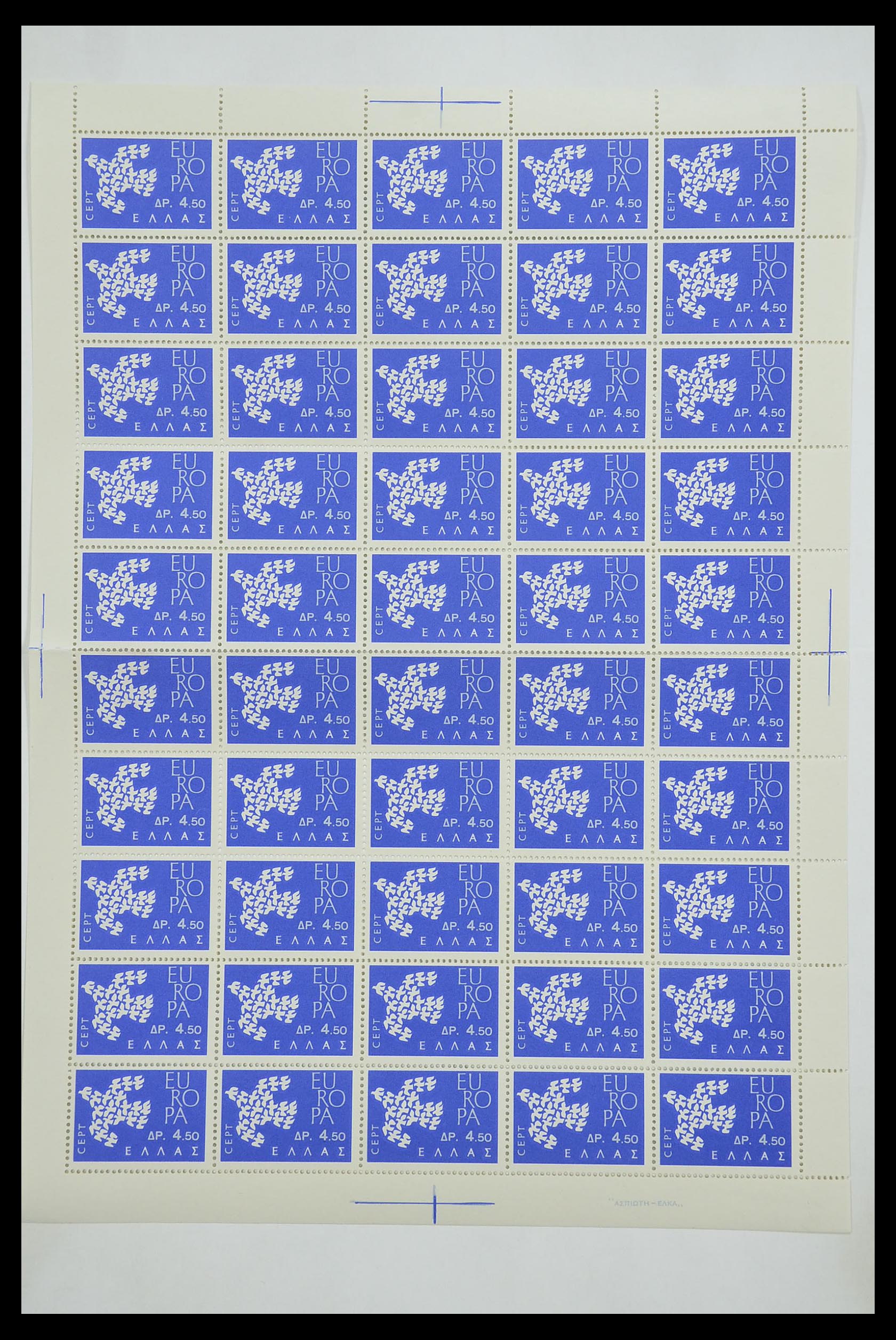 33446 273 - Postzegelverzameling 33446 Europa CEPT 1956-1961 engros.