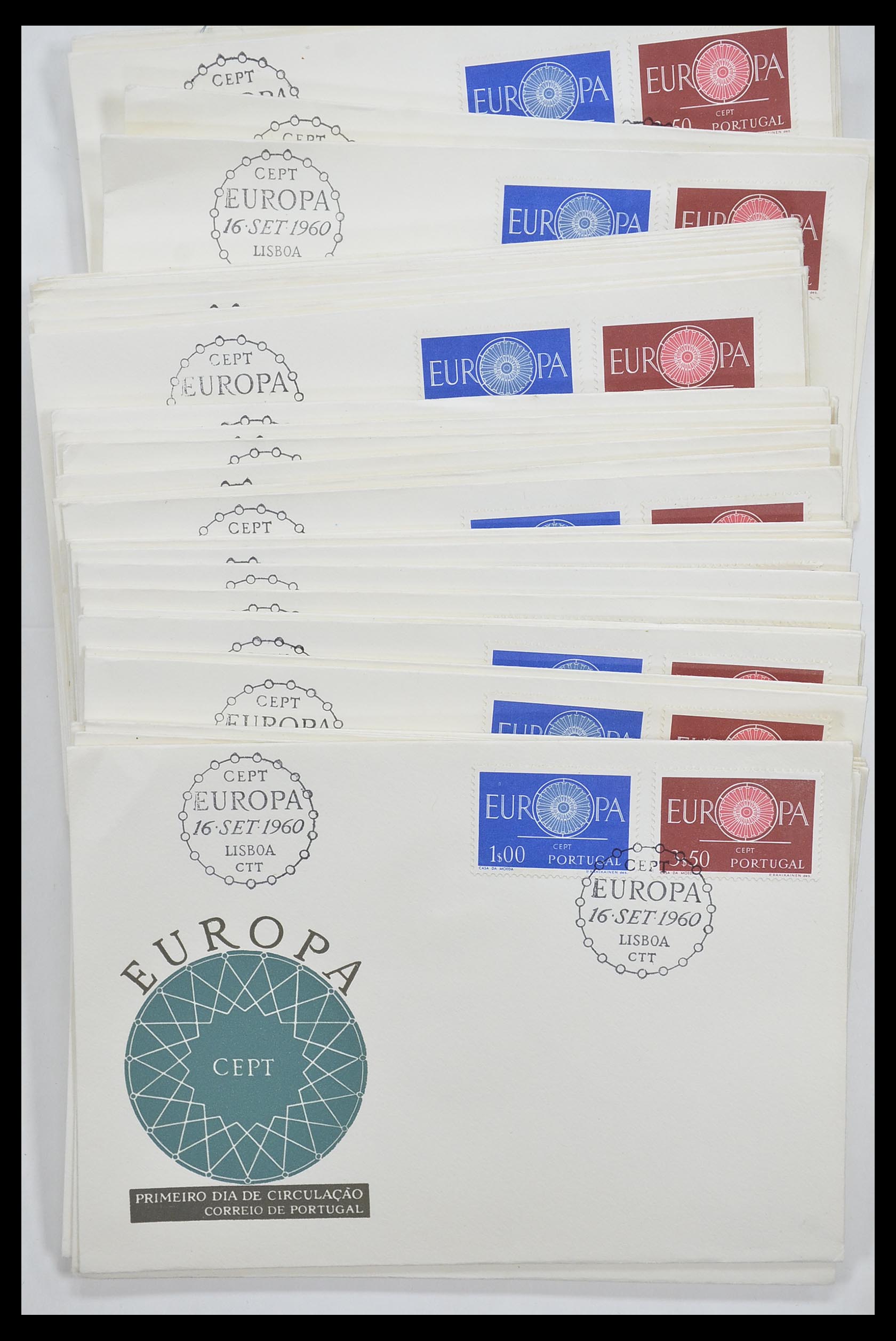 33446 286 - Postzegelverzameling 33446 Europa CEPT 1956-1961 engros.