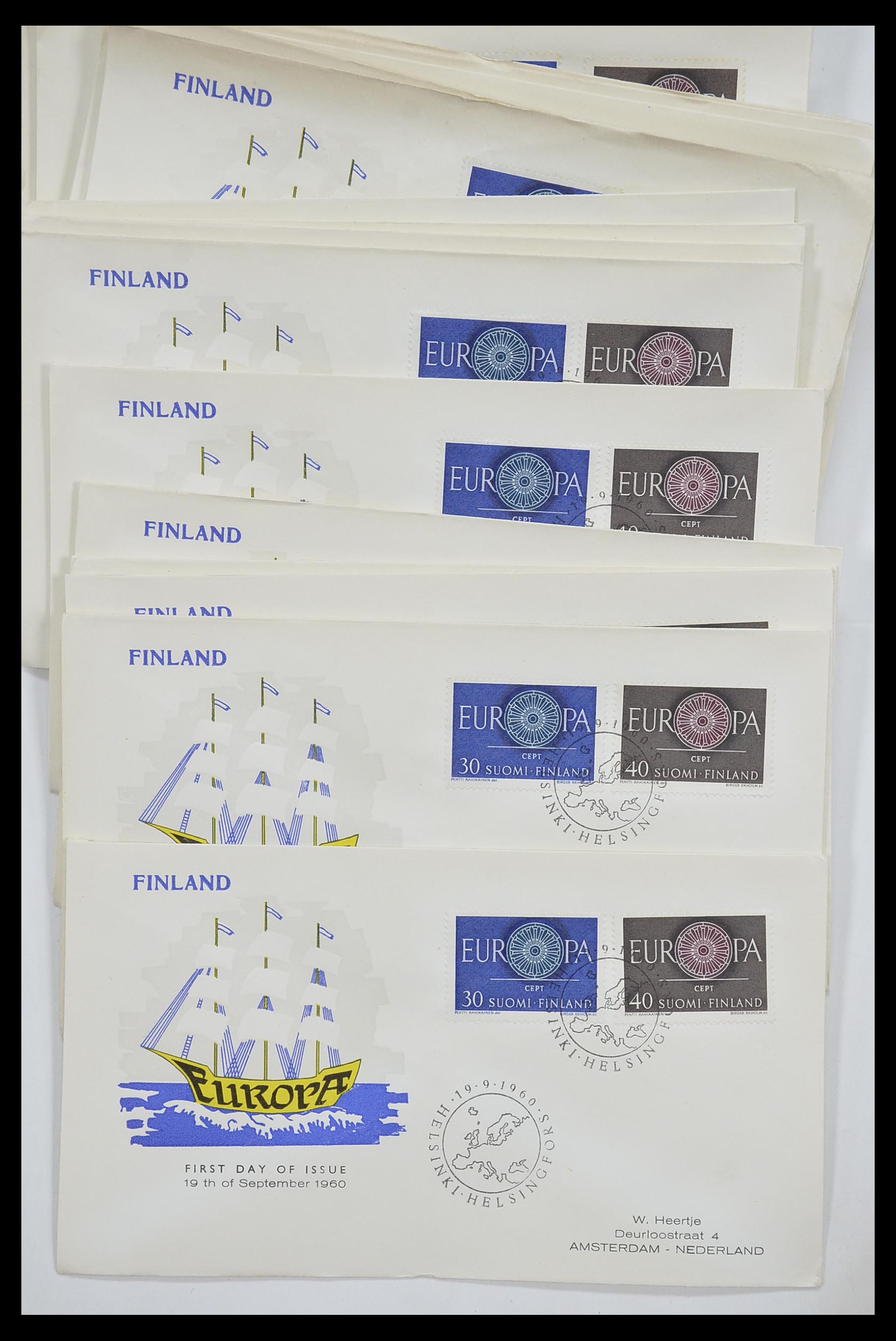 33446 289 - Postzegelverzameling 33446 Europa CEPT 1956-1961 engros.