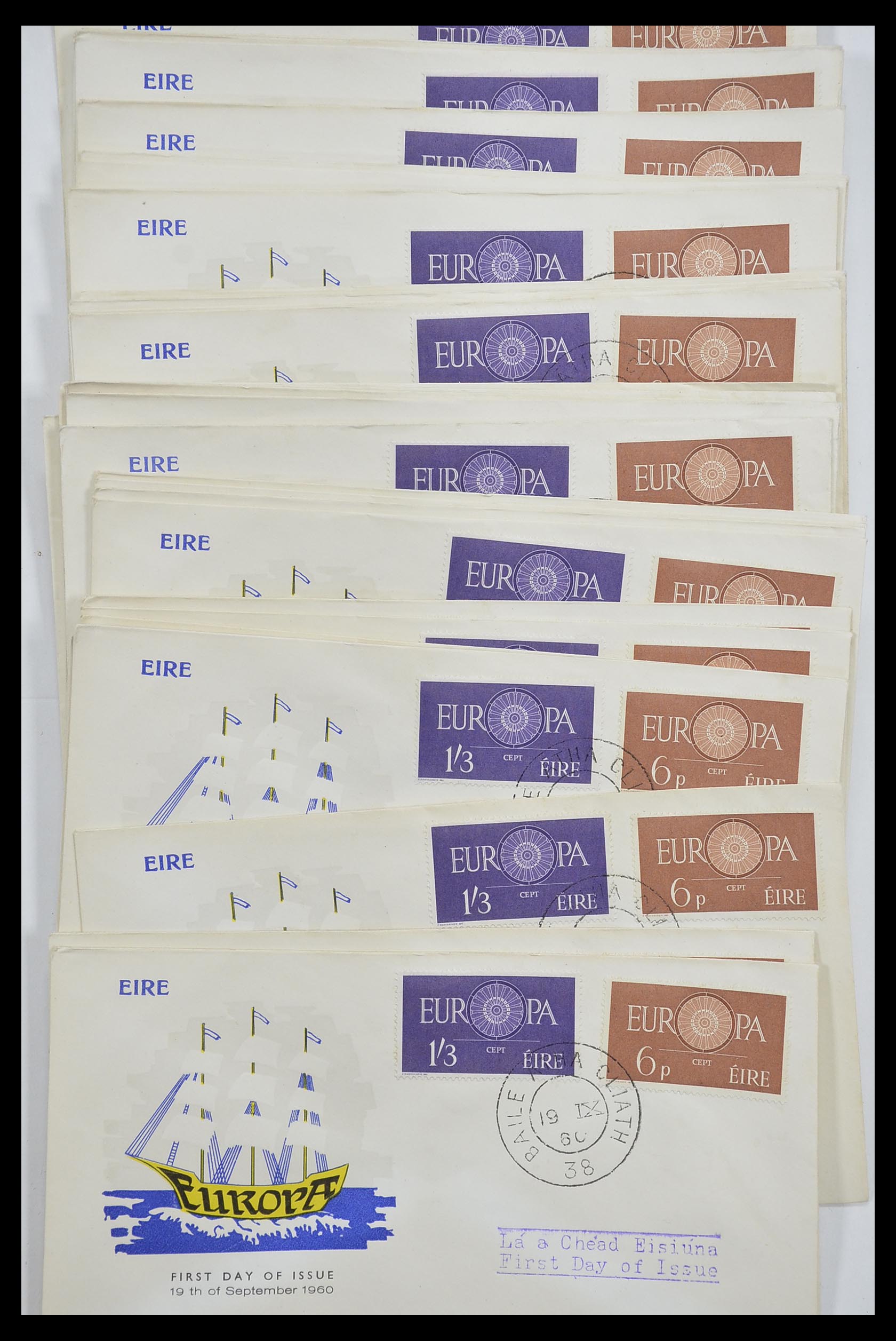 33446 291 - Postzegelverzameling 33446 Europa CEPT 1956-1961 engros.