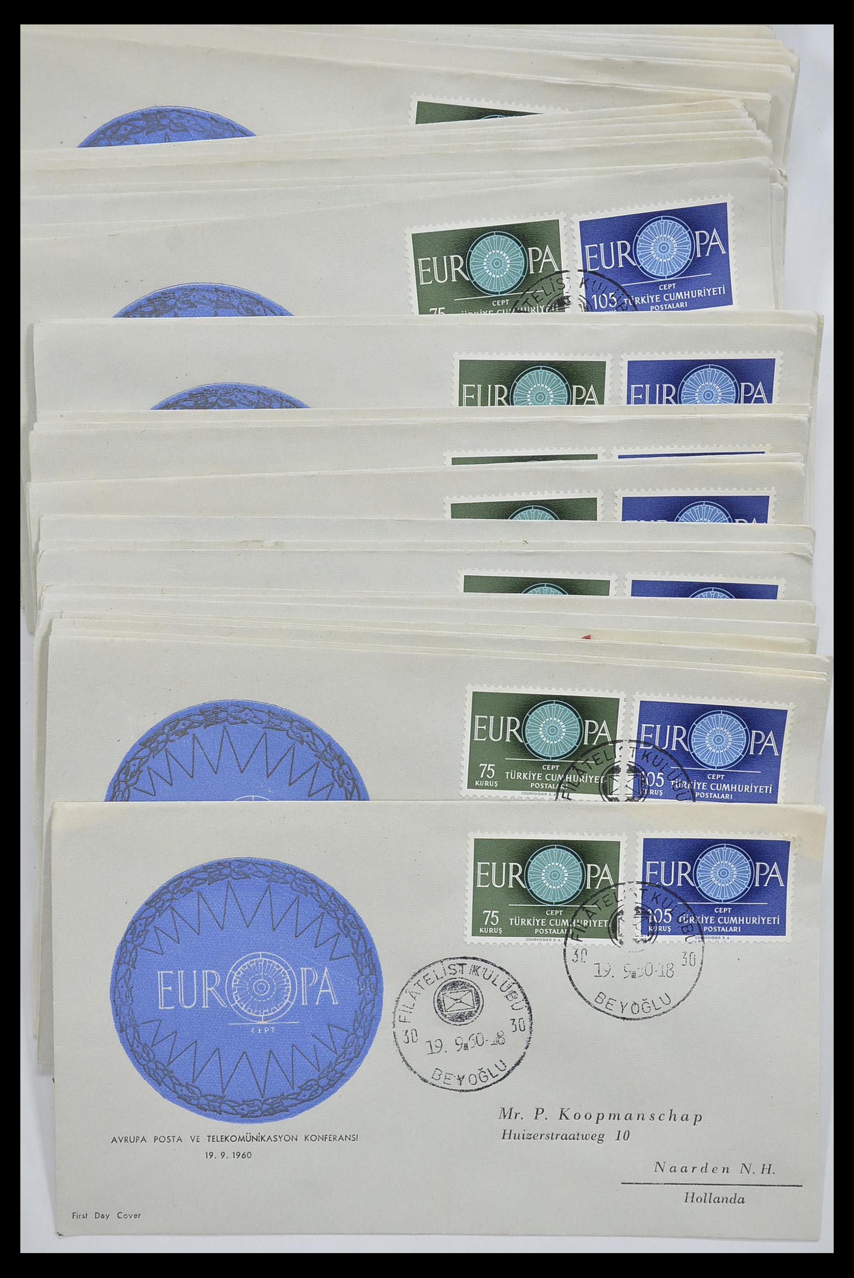 33446 292 - Postzegelverzameling 33446 Europa CEPT 1956-1961 engros.