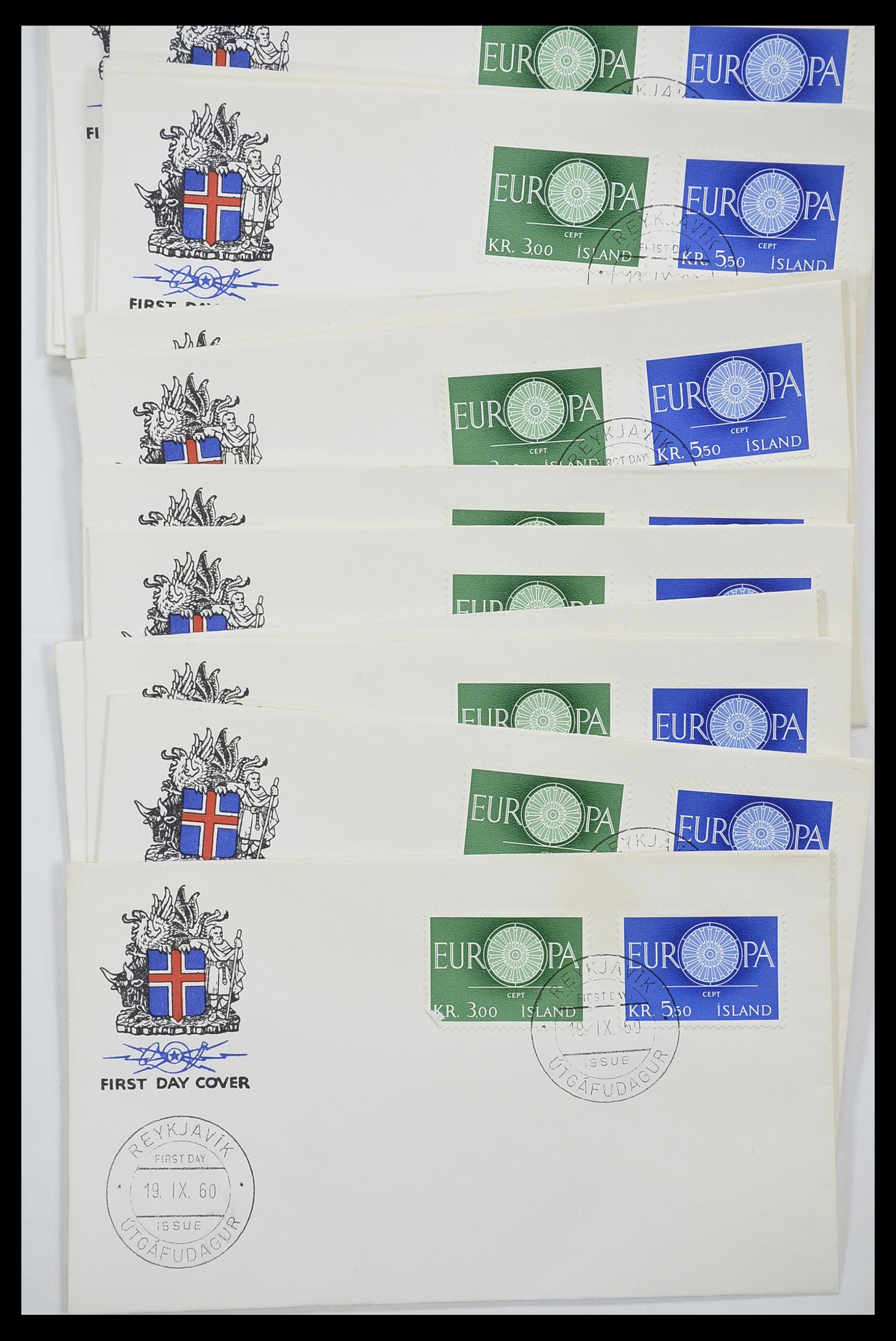 33446 297 - Postzegelverzameling 33446 Europa CEPT 1956-1961 engros.