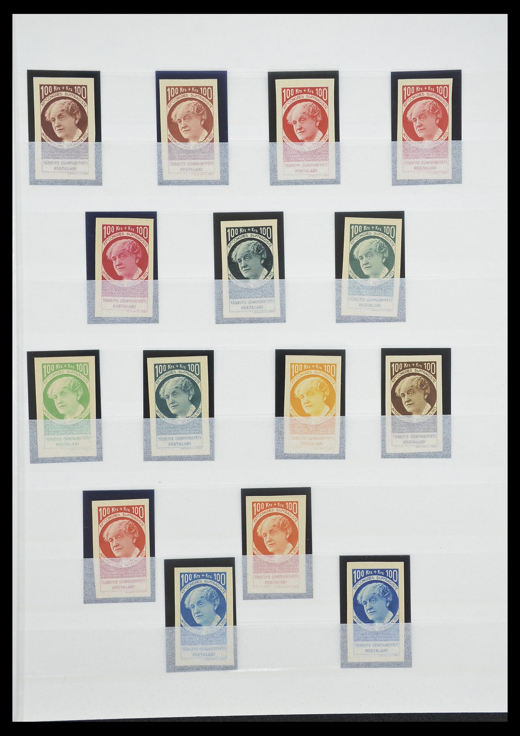 33447 009 - Stamp collection 33447 World key stamps 1900-1955.