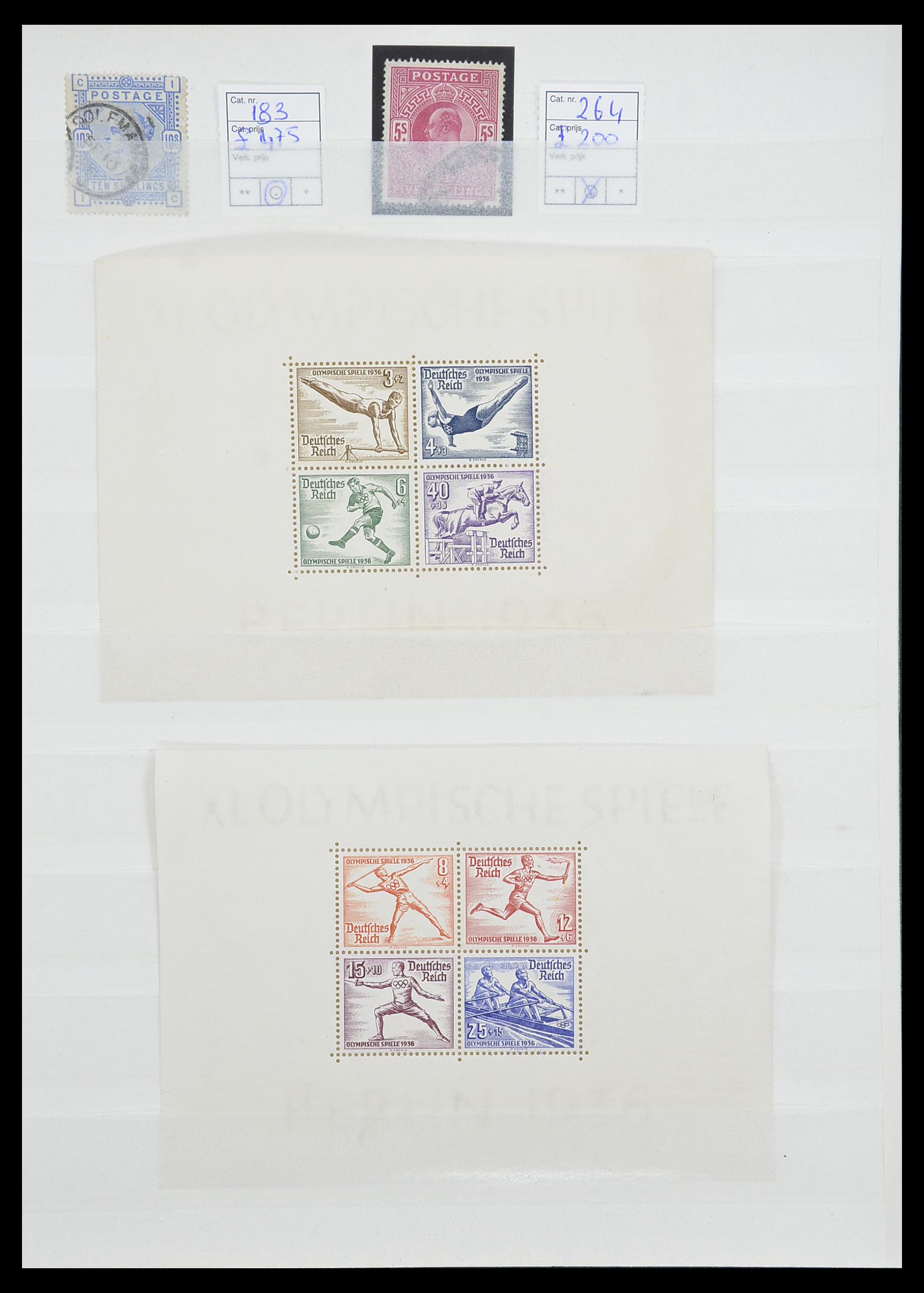 33447 011 - Stamp collection 33447 World key stamps 1900-1955.