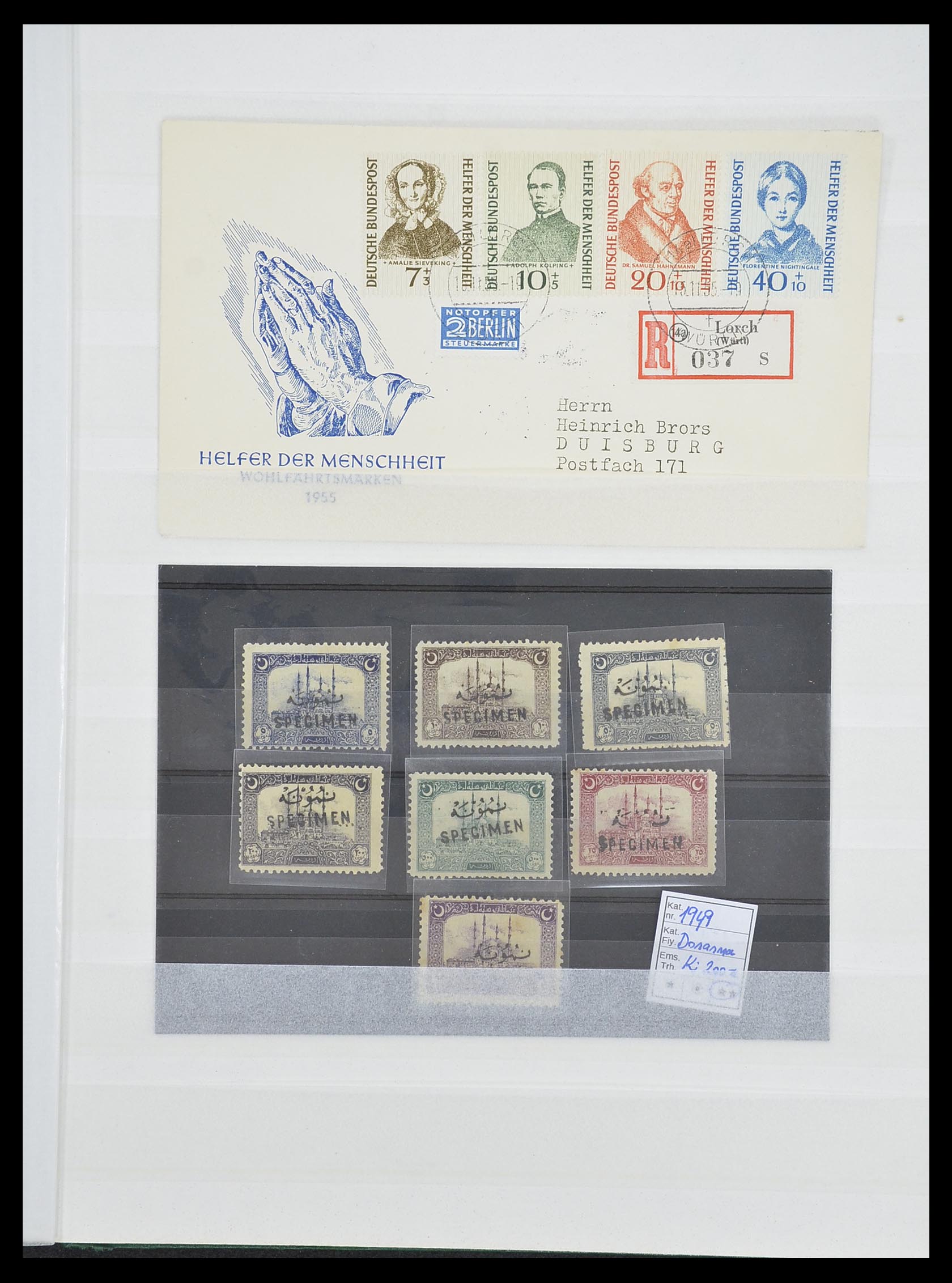 33447 015 - Stamp collection 33447 World key stamps 1900-1955.