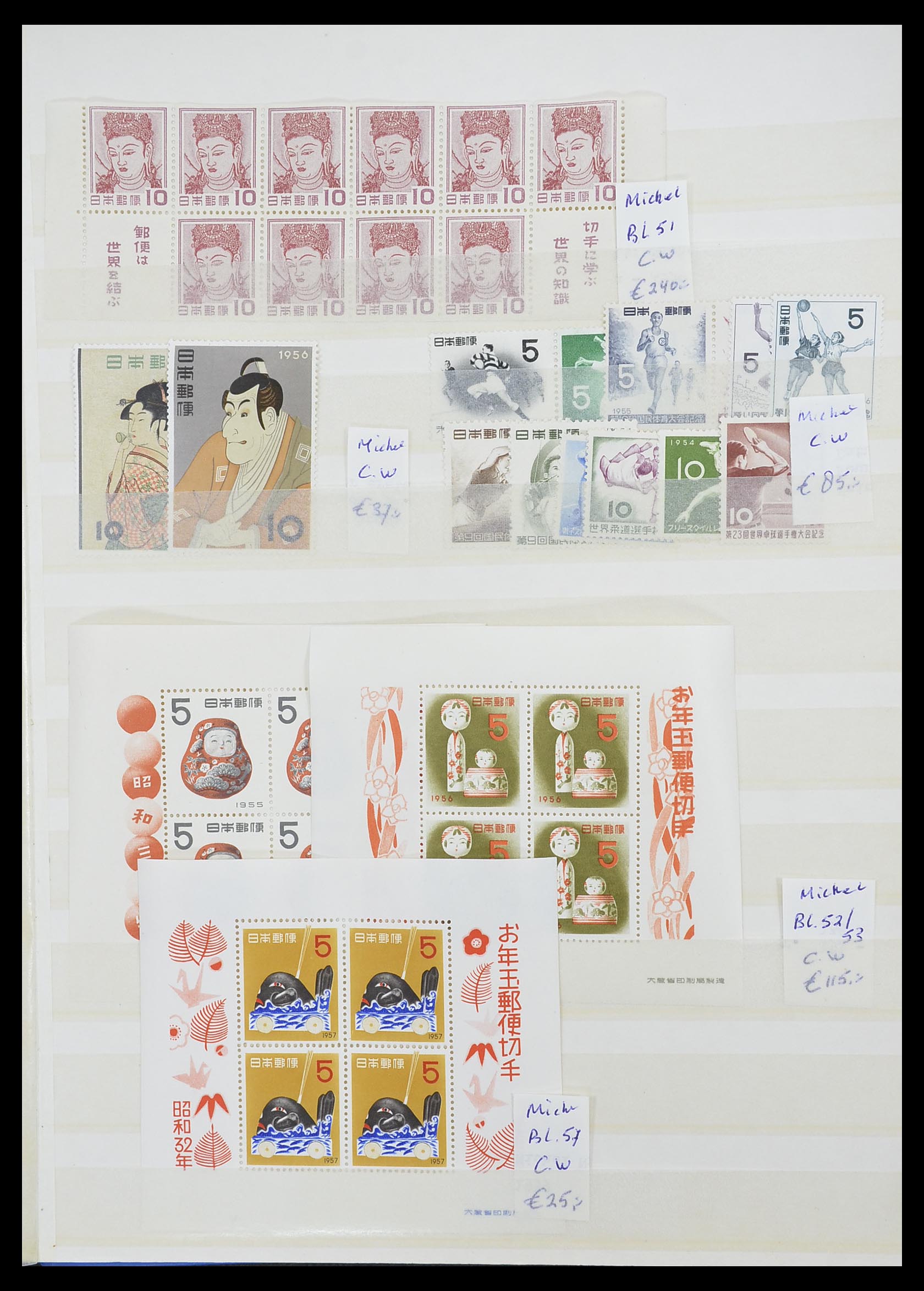 33447 026 - Stamp collection 33447 World key stamps 1900-1955.
