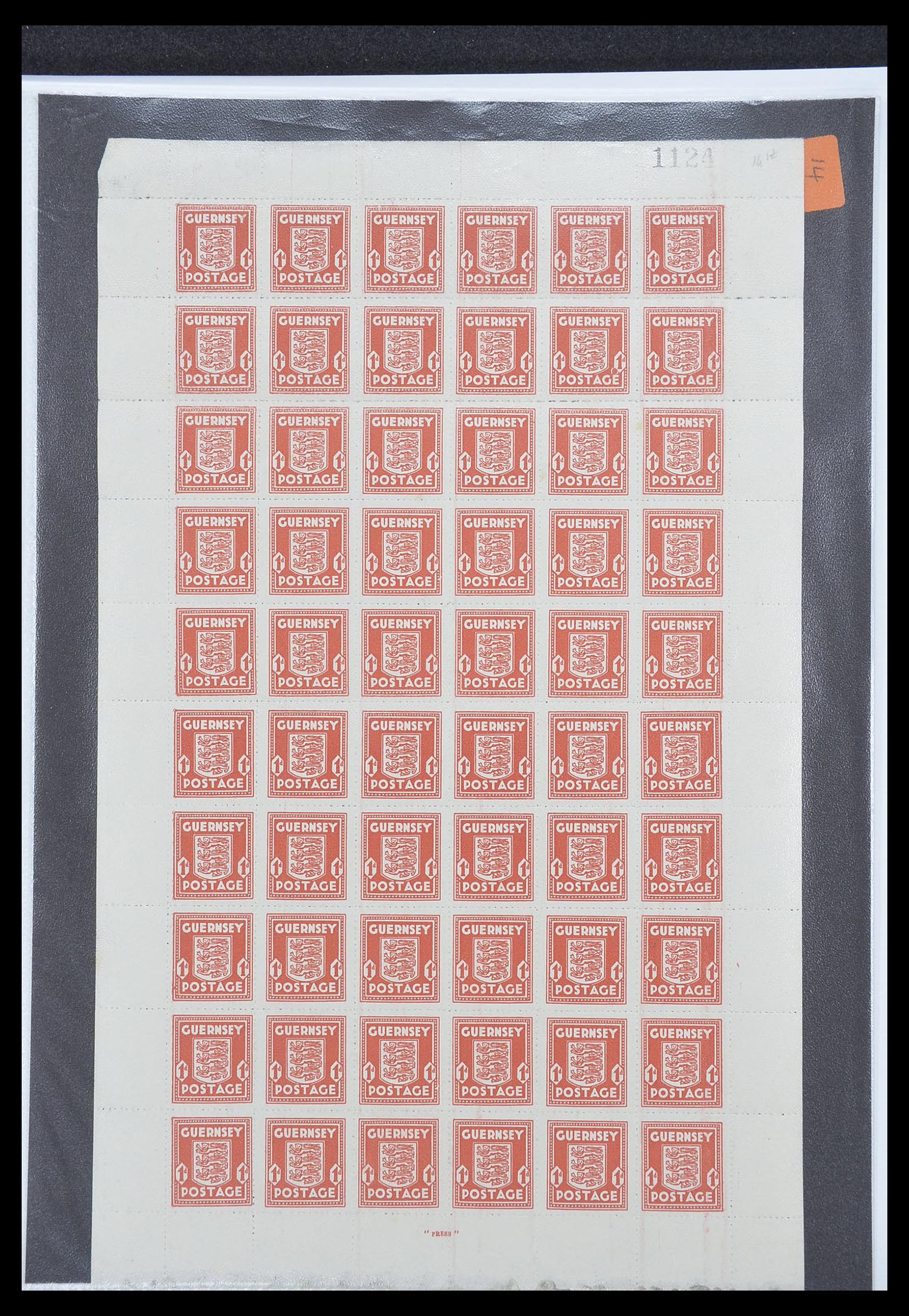 33449 001 - Postzegelverzameling 33449 Duitse bezetting Kanaaleilanden 1941-1943.