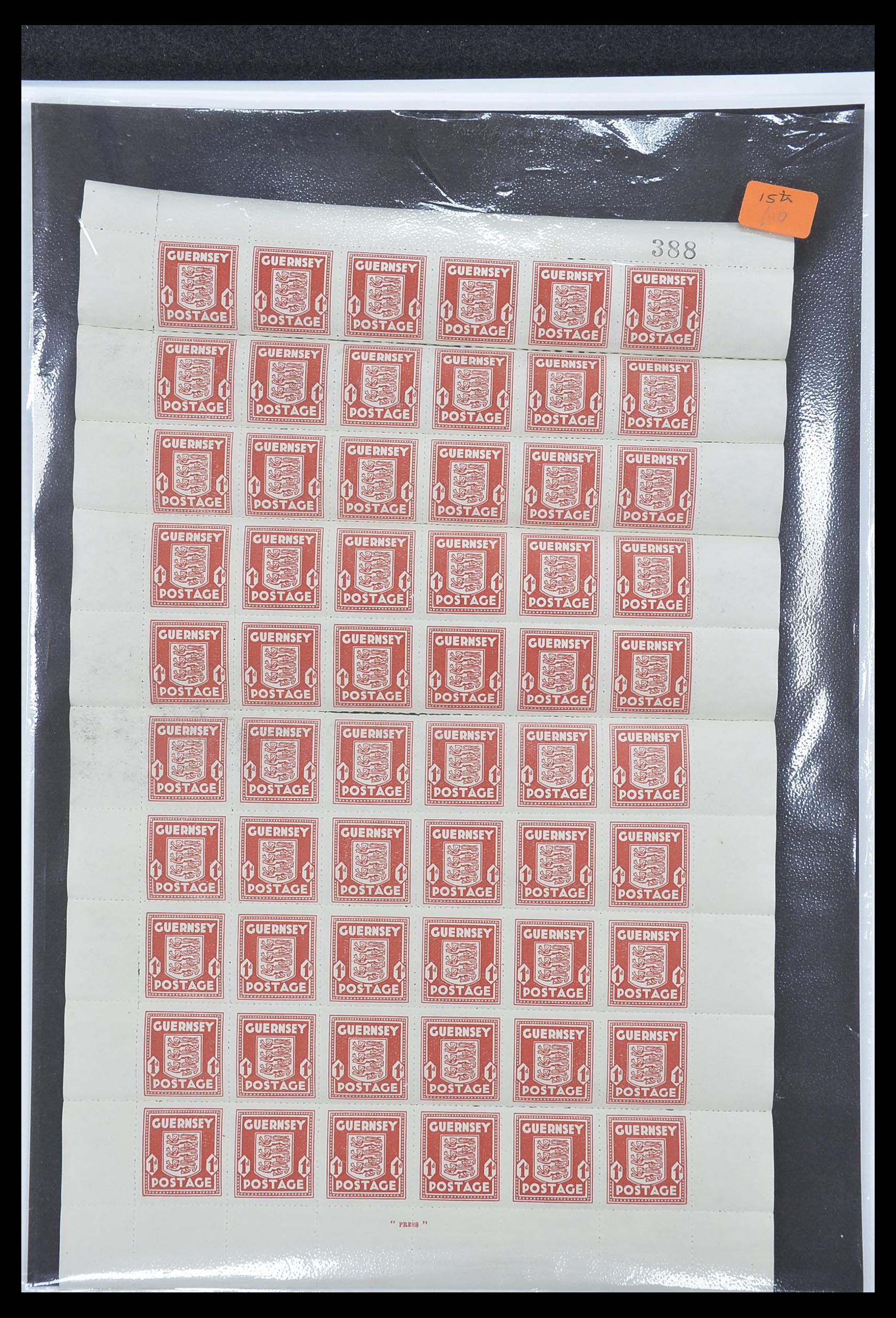 33449 002 - Postzegelverzameling 33449 Duitse bezetting Kanaaleilanden 1941-1943.