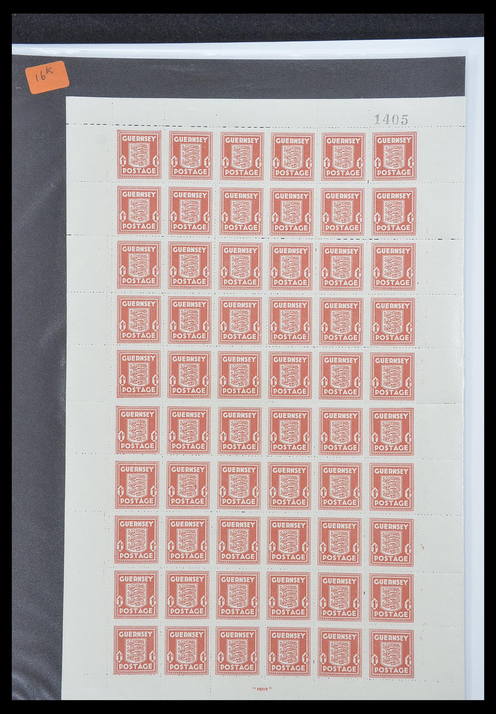 33449 003 - Postzegelverzameling 33449 Duitse bezetting Kanaaleilanden 1941-1943.