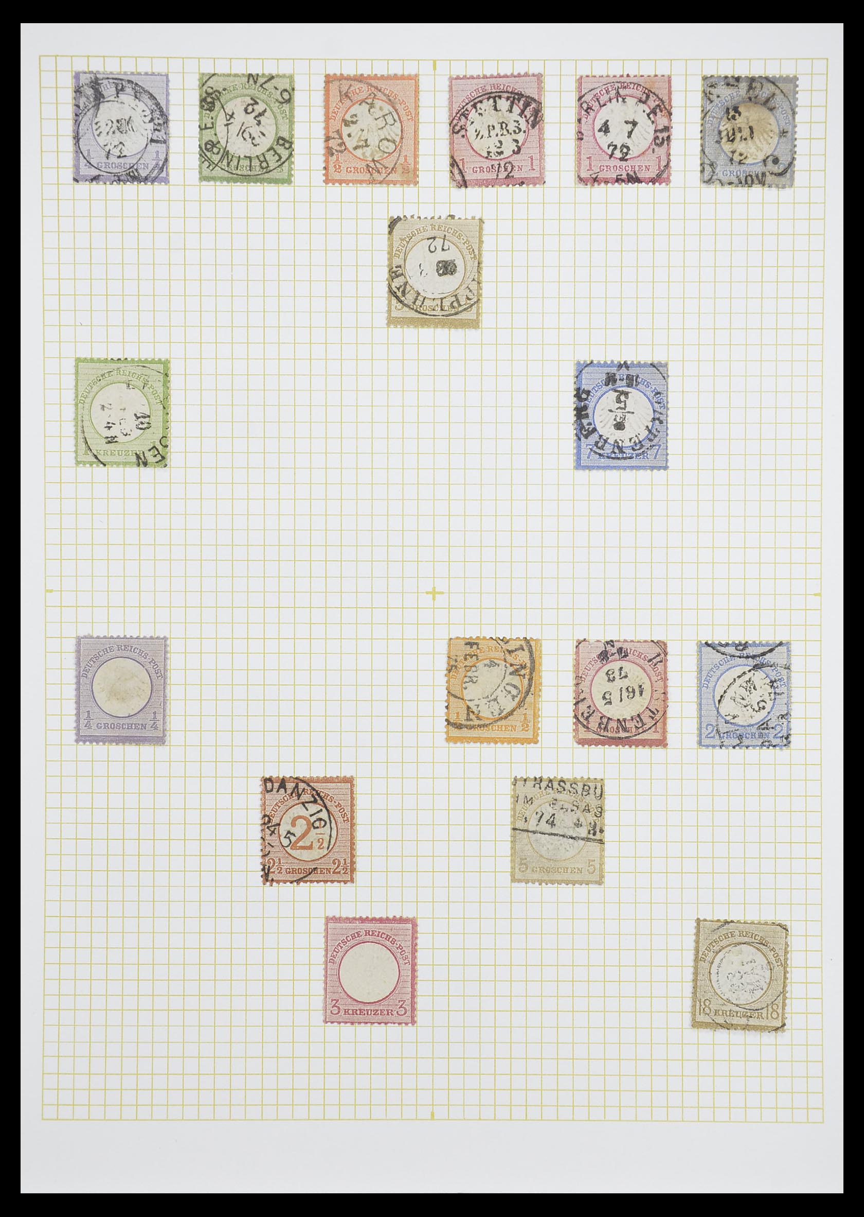 33451 001 - Postzegelverzameling 33451 Europese landen 1850-1990.