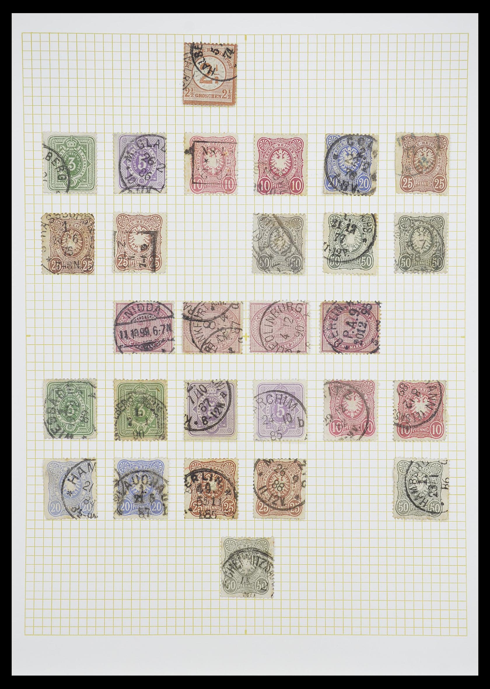 33451 002 - Postzegelverzameling 33451 Europese landen 1850-1990.