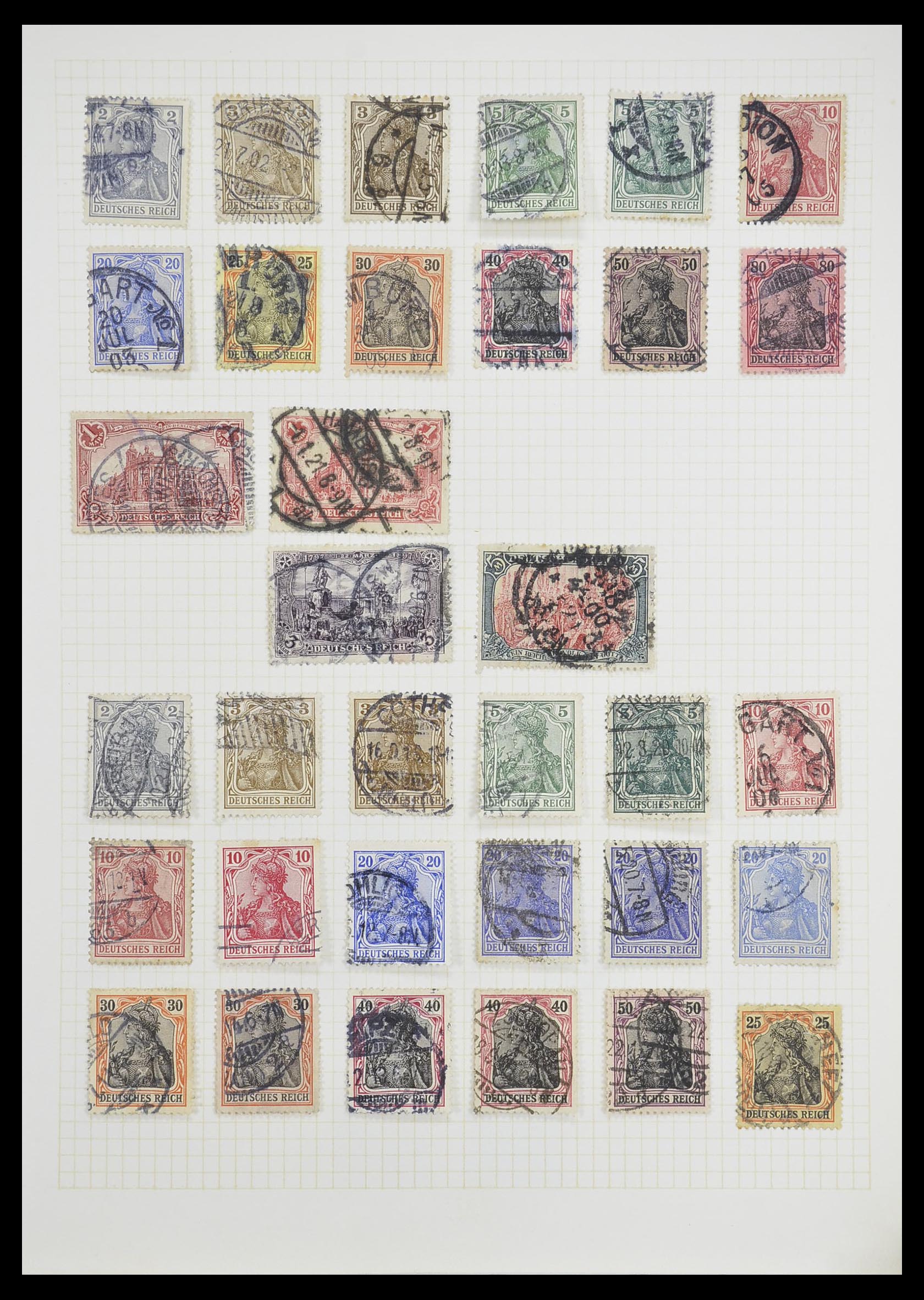 33451 006 - Postzegelverzameling 33451 Europese landen 1850-1990.