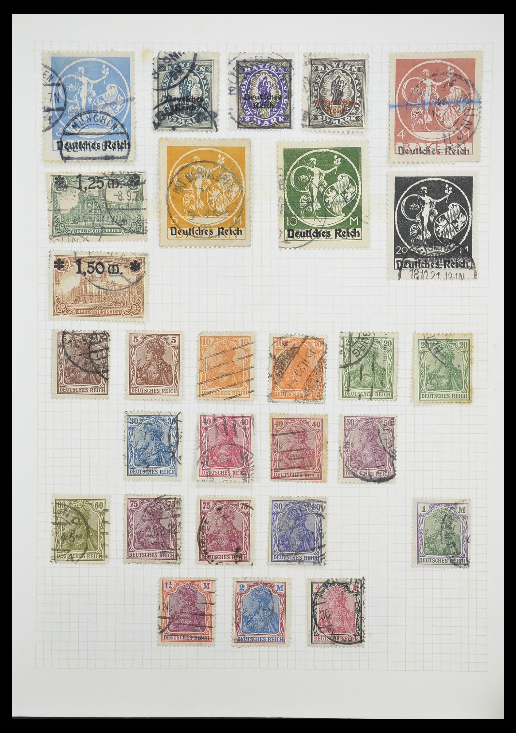 33451 012 - Postzegelverzameling 33451 Europese landen 1850-1990.