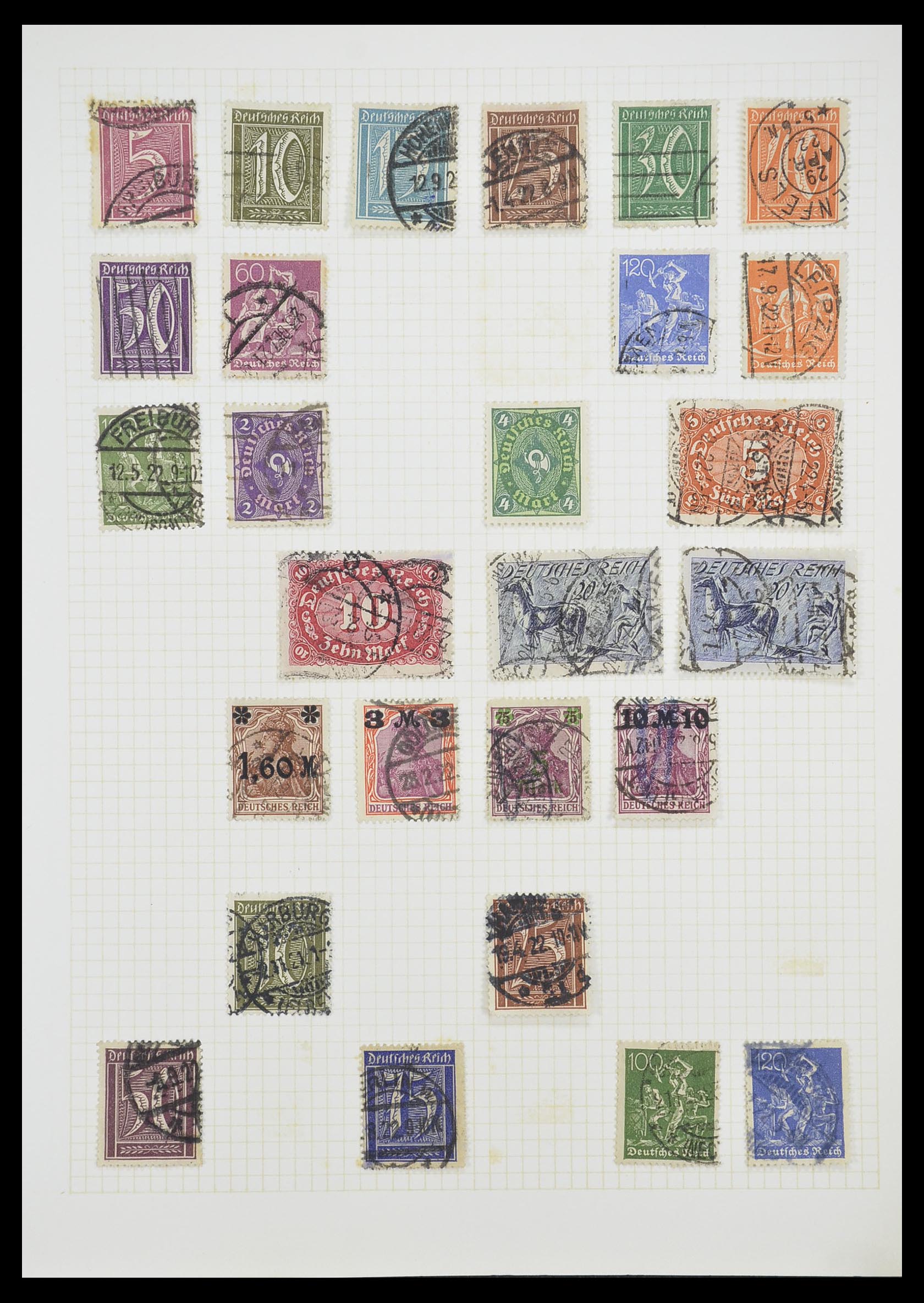 33451 014 - Postzegelverzameling 33451 Europese landen 1850-1990.