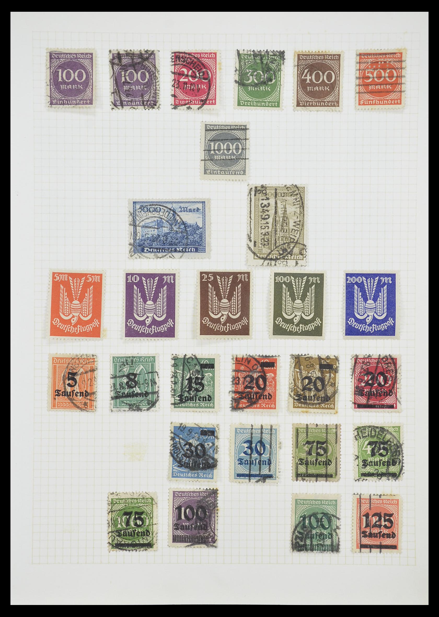 33451 023 - Postzegelverzameling 33451 Europese landen 1850-1990.