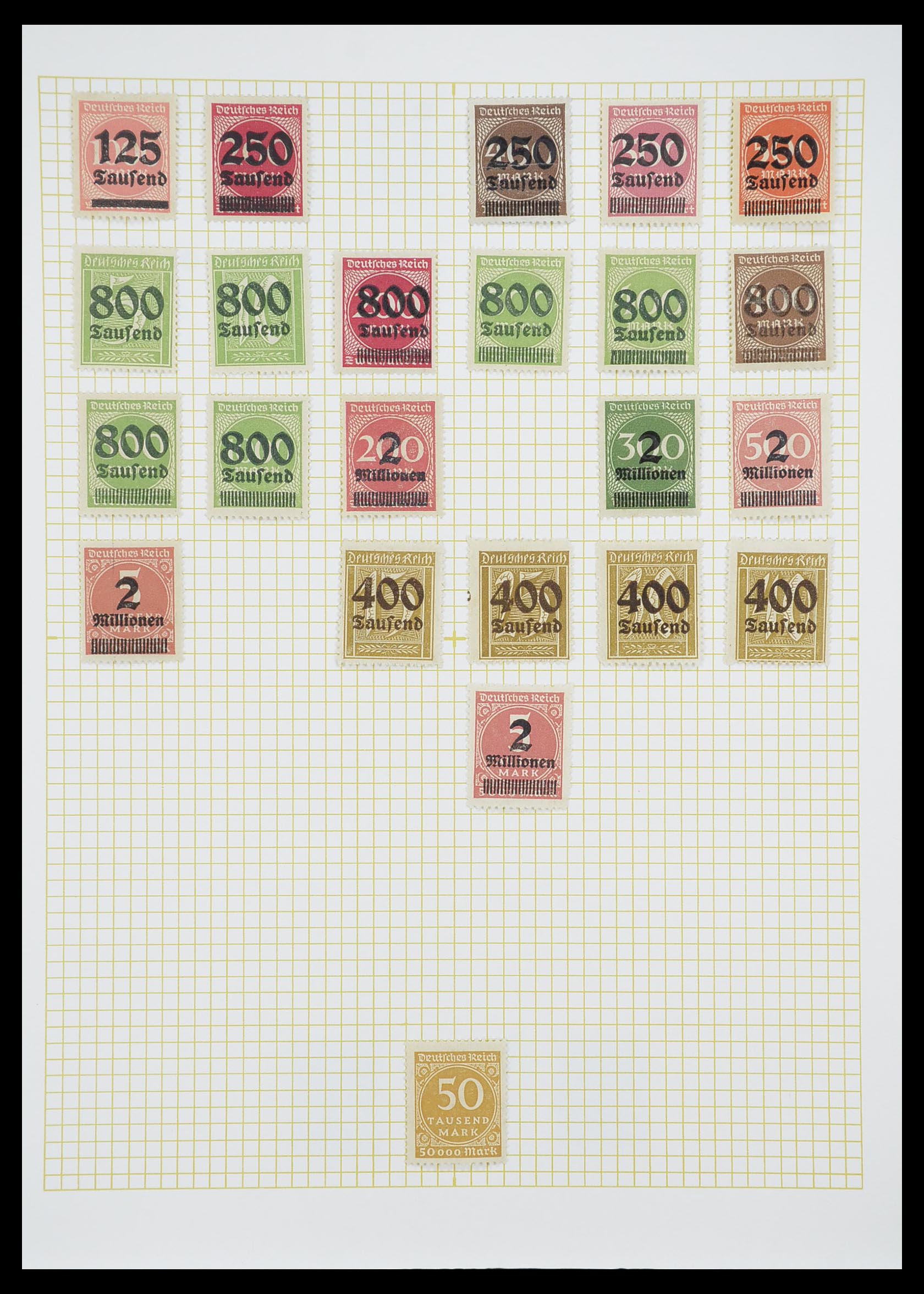 33451 024 - Postzegelverzameling 33451 Europese landen 1850-1990.