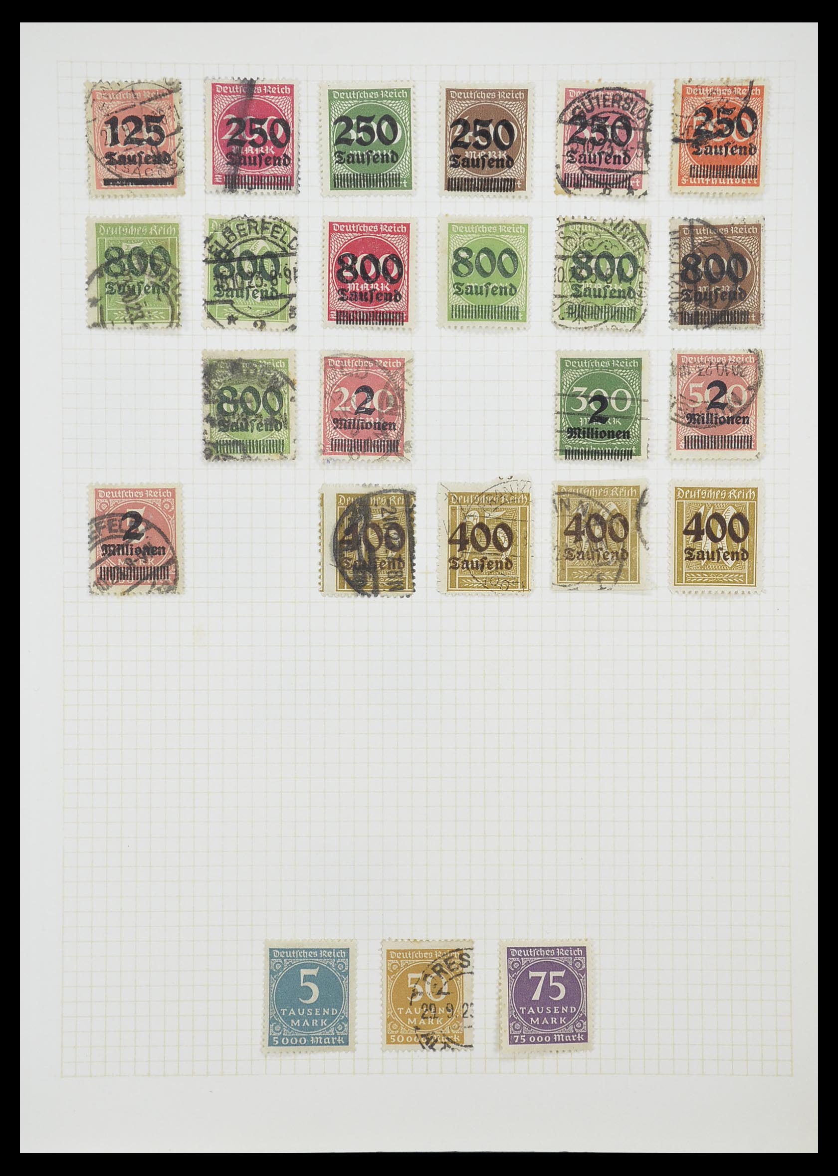 33451 025 - Postzegelverzameling 33451 Europese landen 1850-1990.