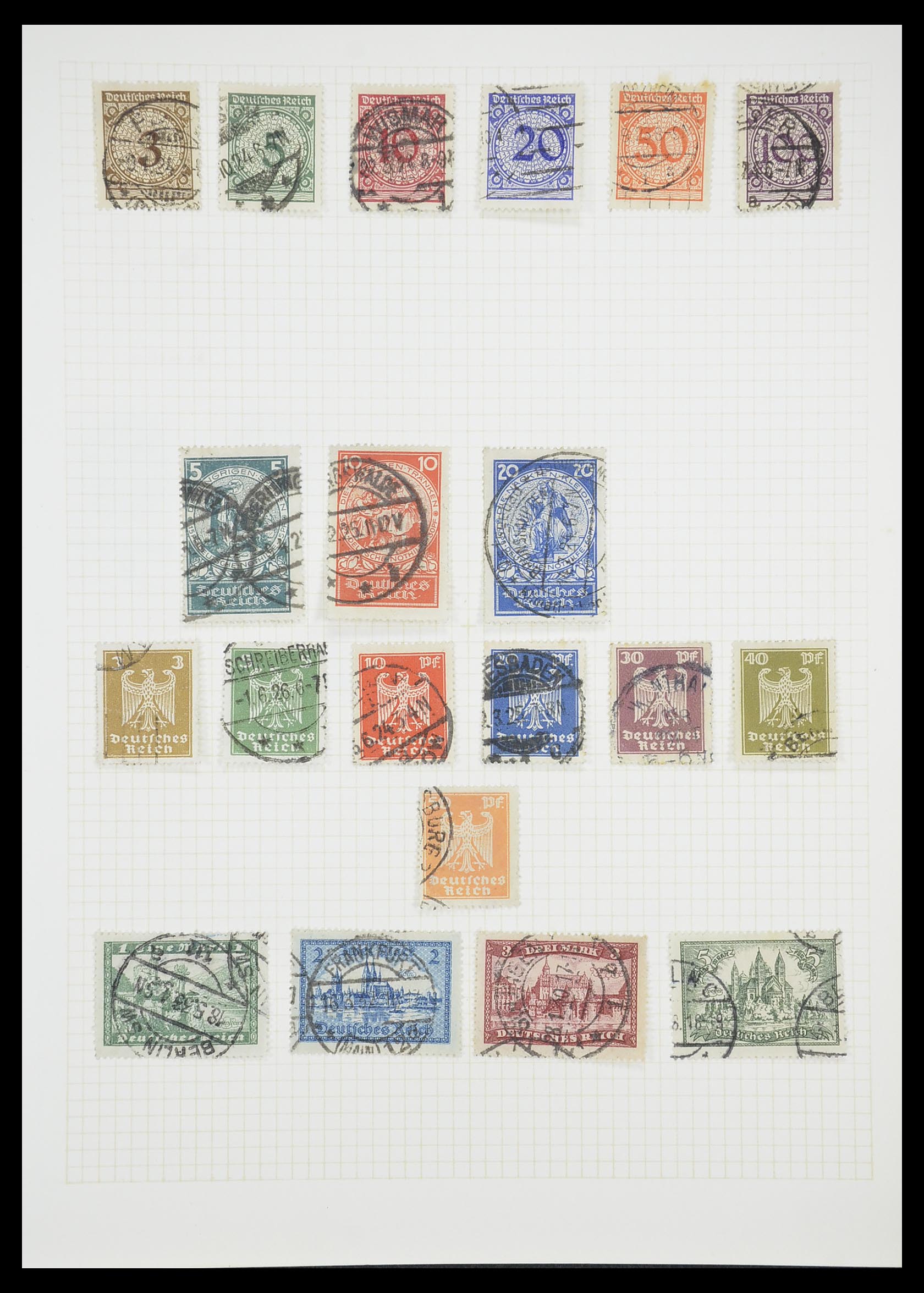 33451 029 - Postzegelverzameling 33451 Europese landen 1850-1990.