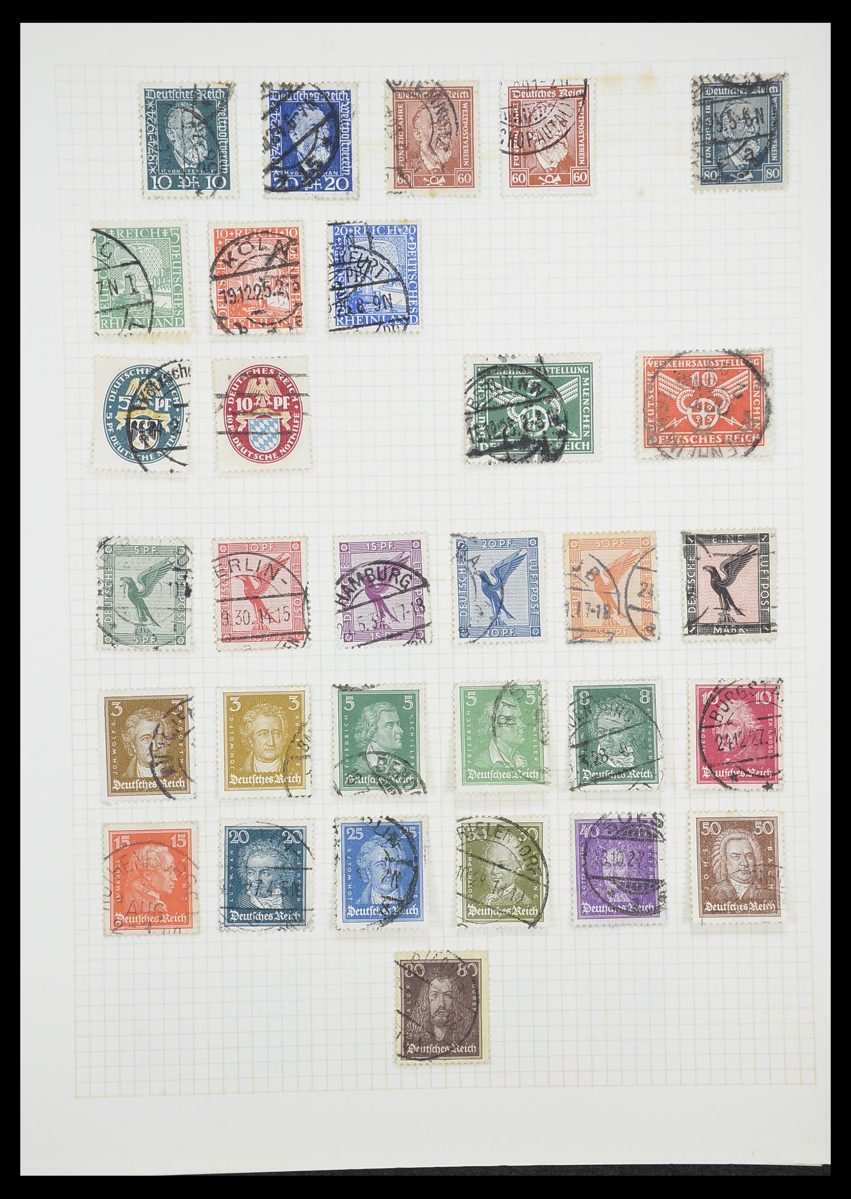 33451 031 - Postzegelverzameling 33451 Europese landen 1850-1990.