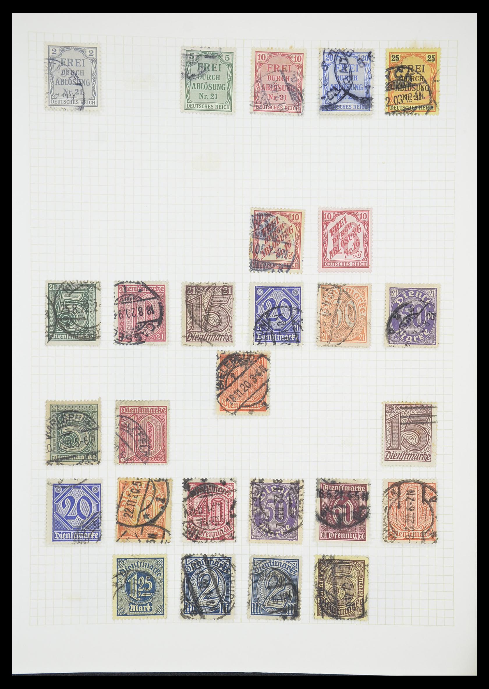 33451 038 - Postzegelverzameling 33451 Europese landen 1850-1990.