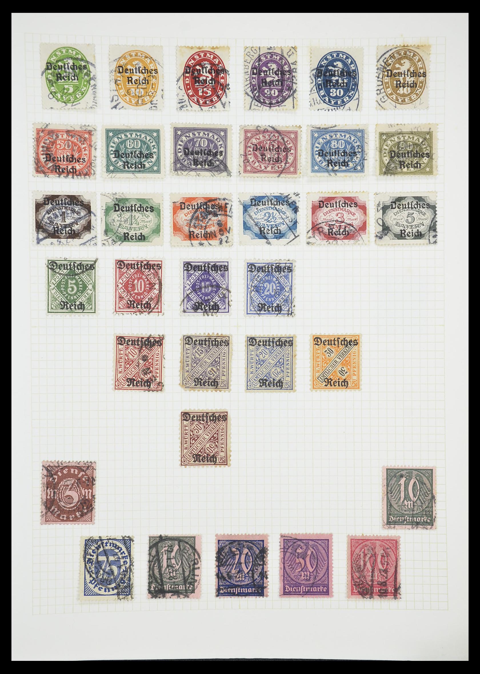 33451 040 - Postzegelverzameling 33451 Europese landen 1850-1990.