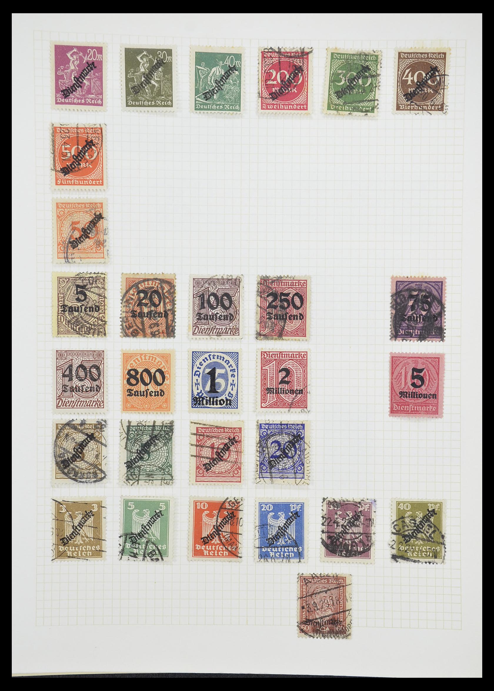 33451 042 - Postzegelverzameling 33451 Europese landen 1850-1990.