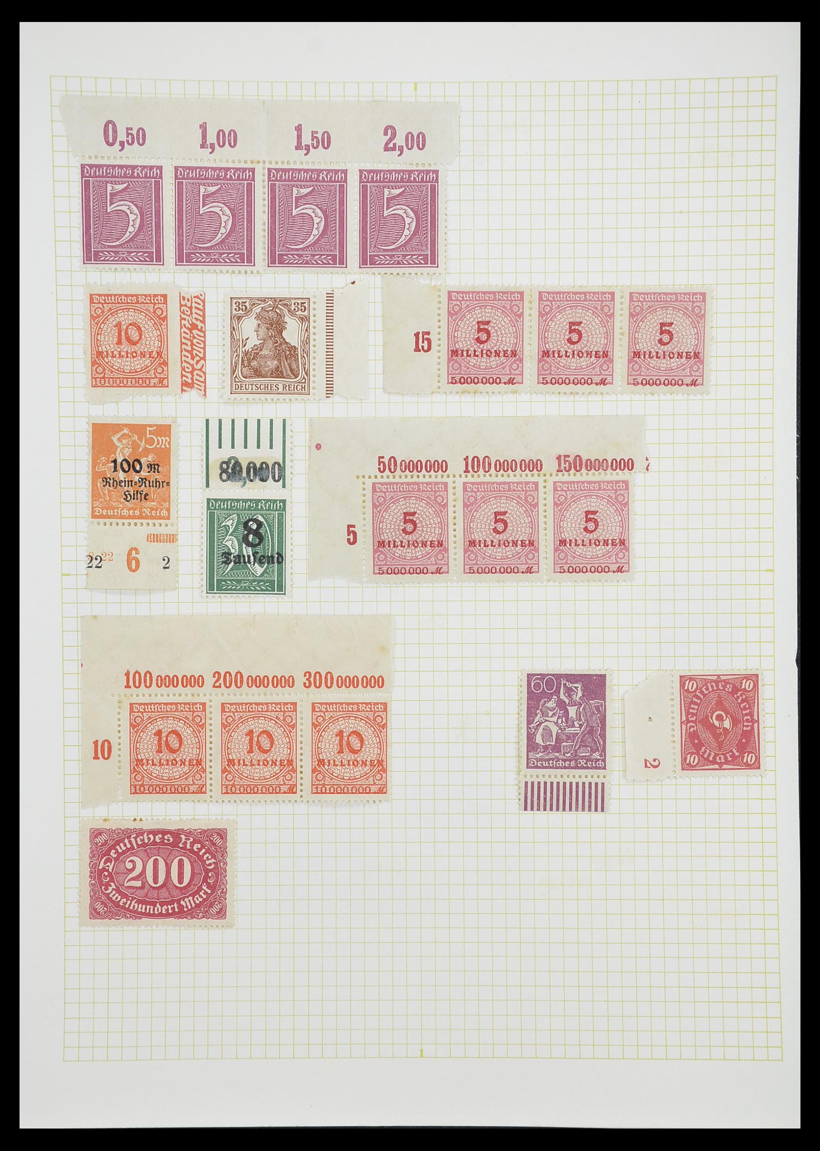 33451 043 - Postzegelverzameling 33451 Europese landen 1850-1990.