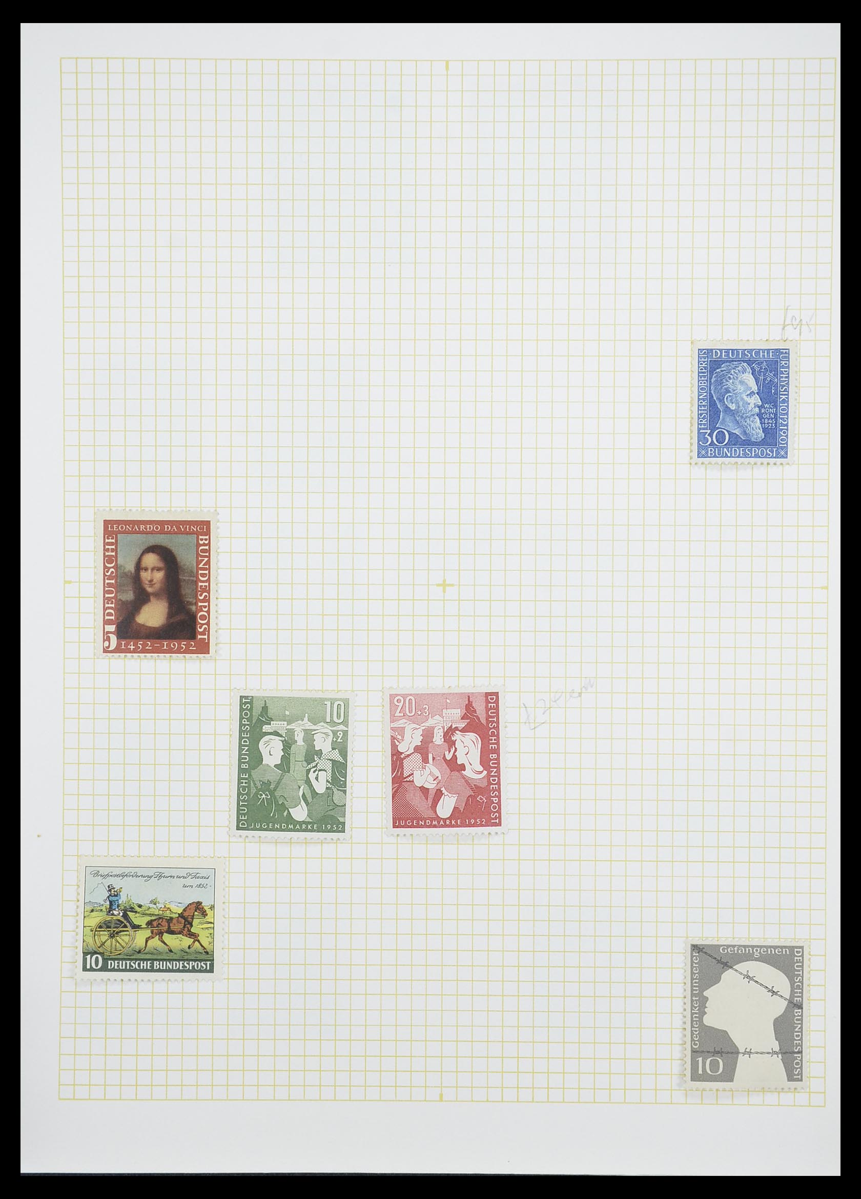 33451 047 - Postzegelverzameling 33451 Europese landen 1850-1990.