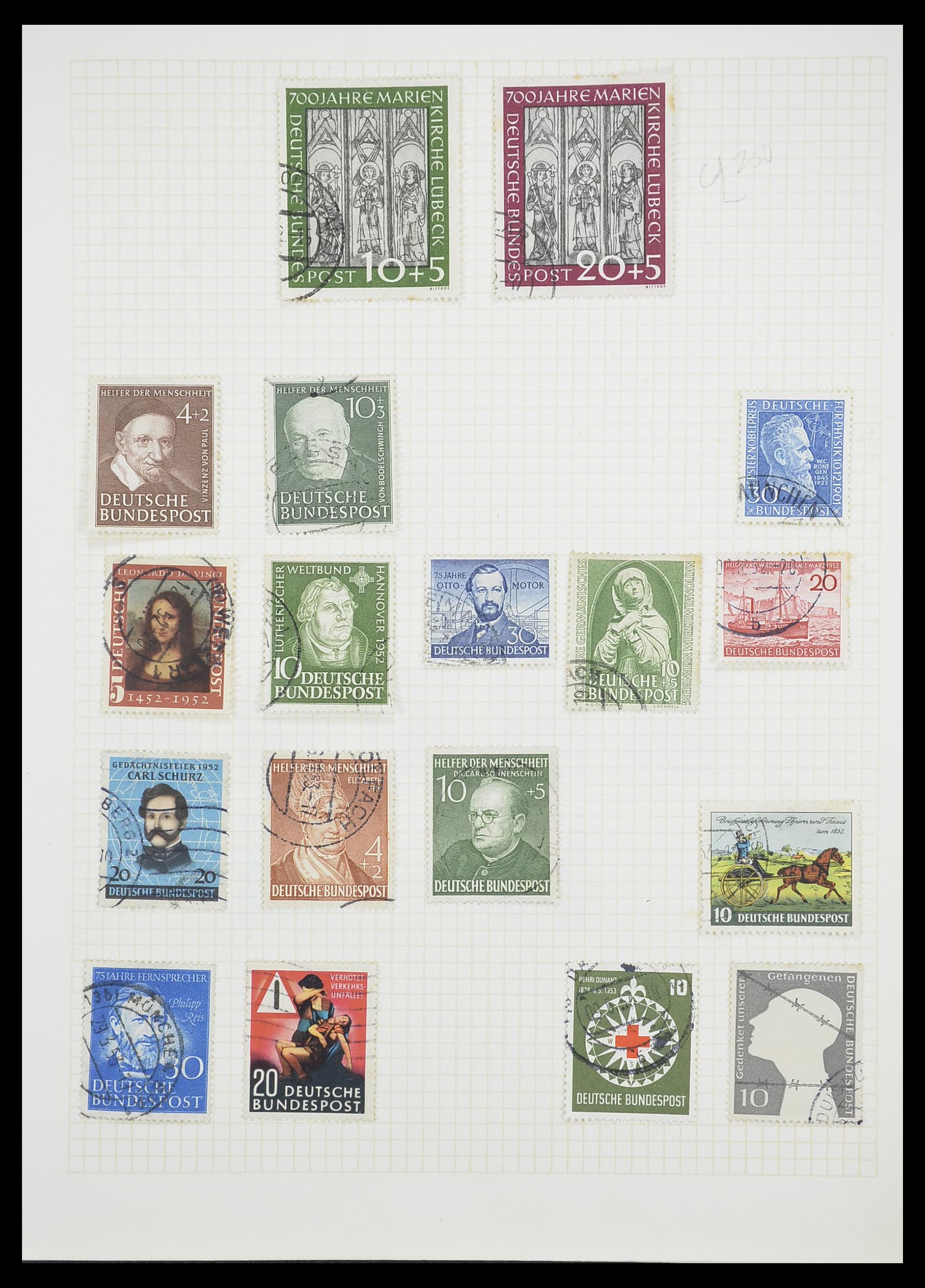 33451 048 - Postzegelverzameling 33451 Europese landen 1850-1990.
