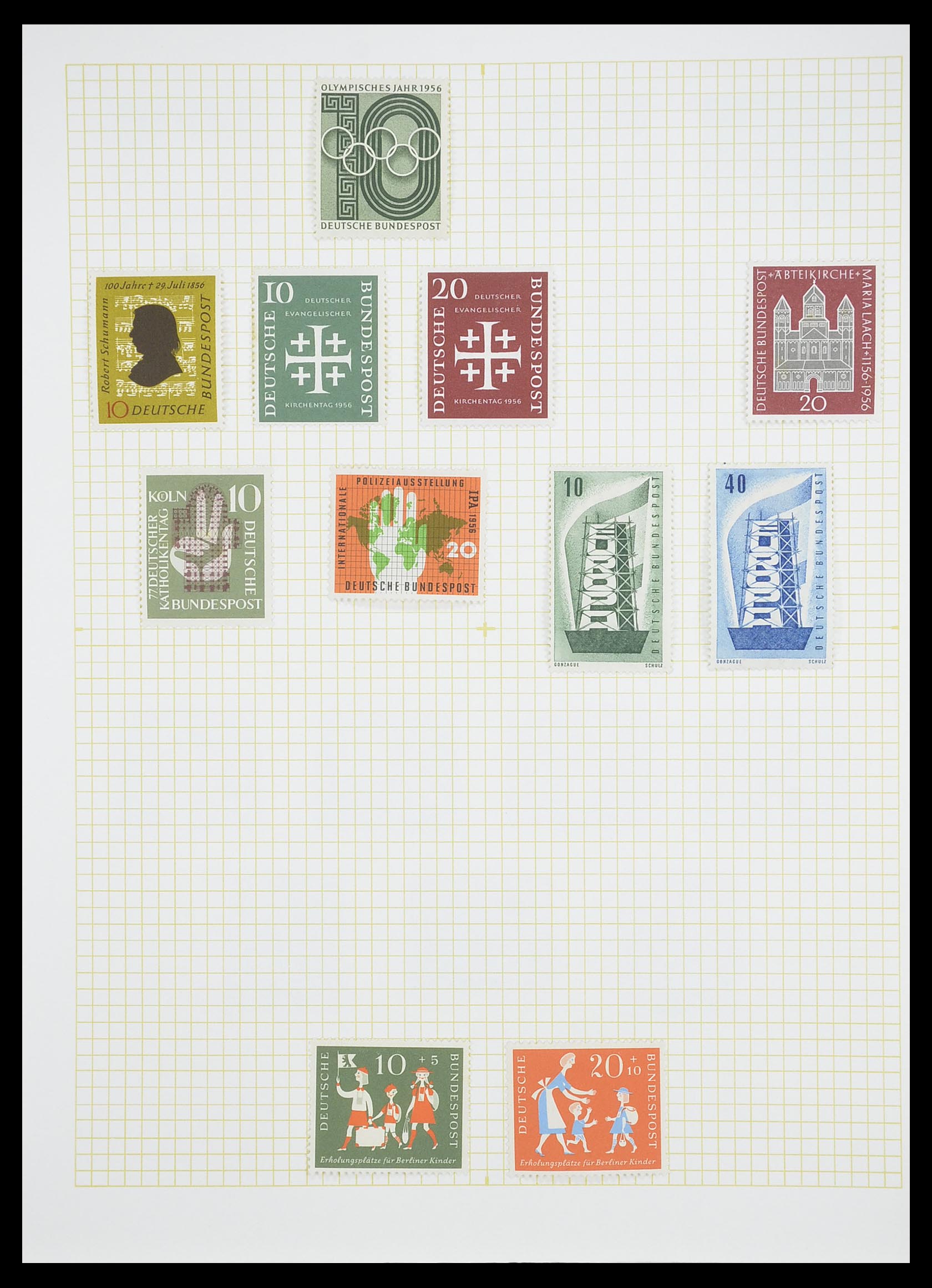 33451 055 - Postzegelverzameling 33451 Europese landen 1850-1990.