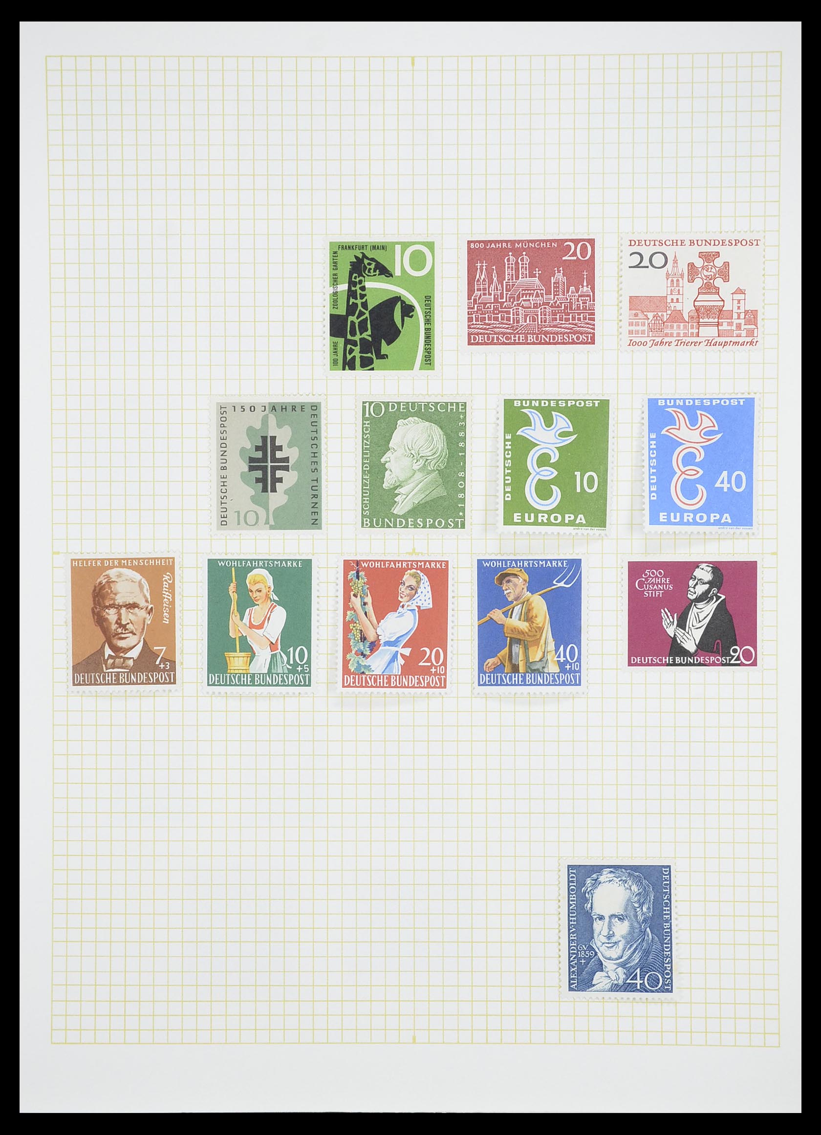33451 059 - Postzegelverzameling 33451 Europese landen 1850-1990.