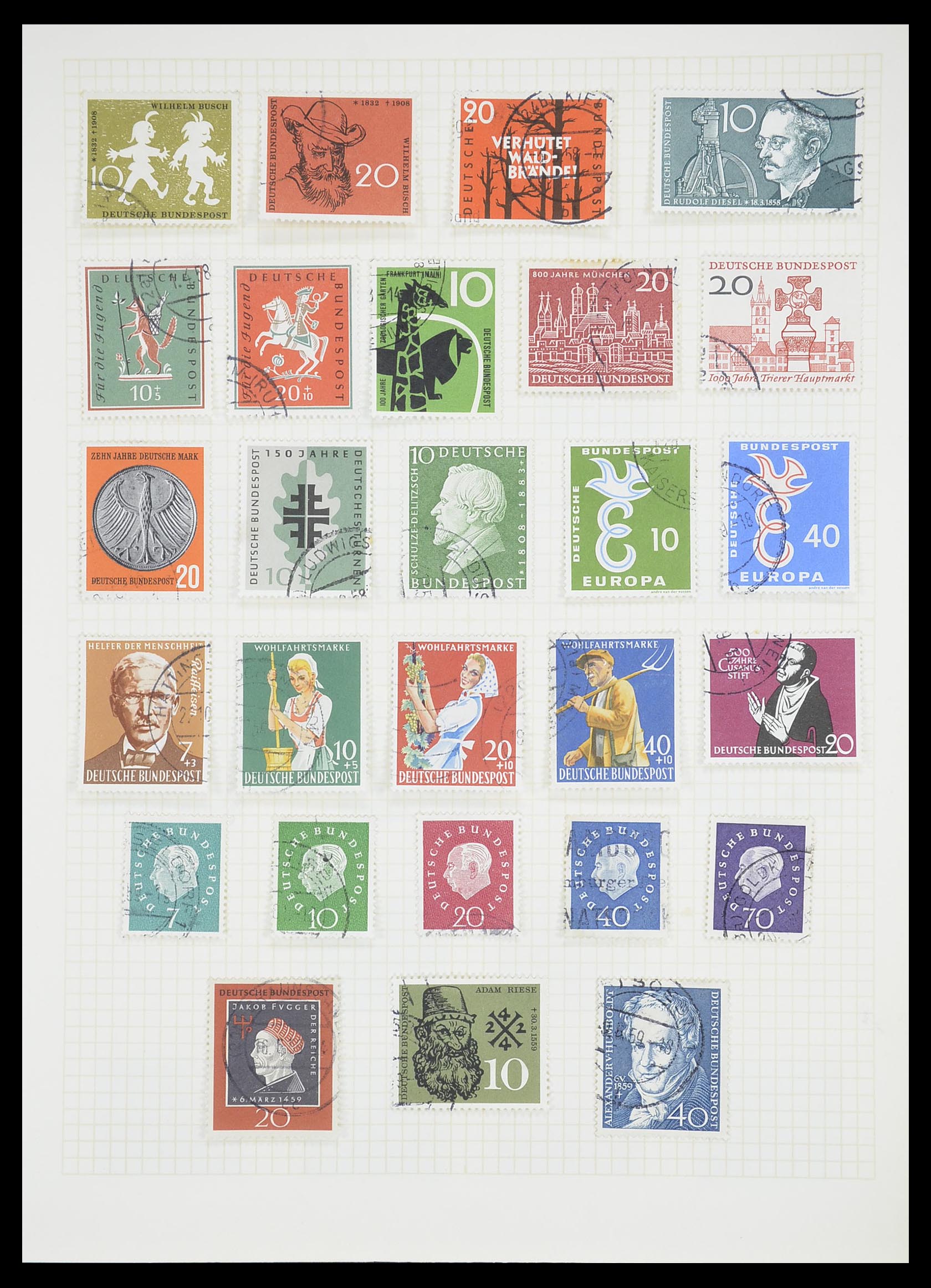 33451 060 - Postzegelverzameling 33451 Europese landen 1850-1990.
