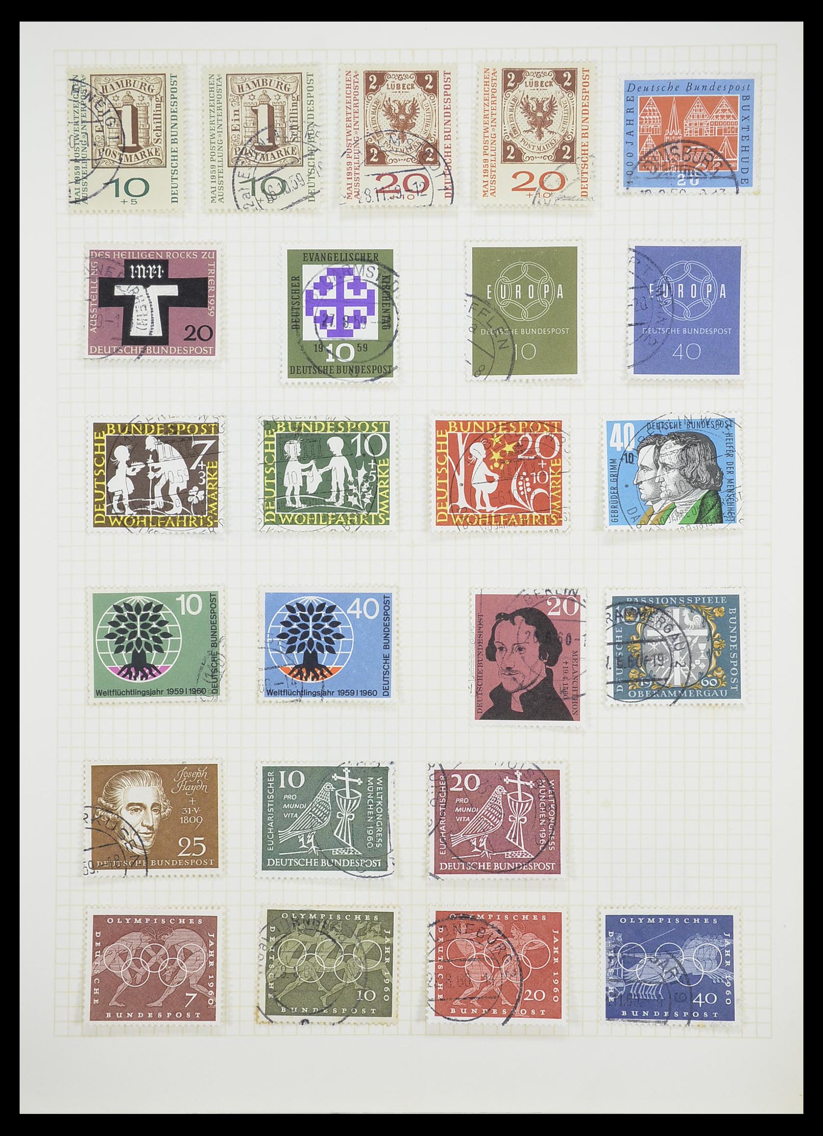 33451 062 - Postzegelverzameling 33451 Europese landen 1850-1990.