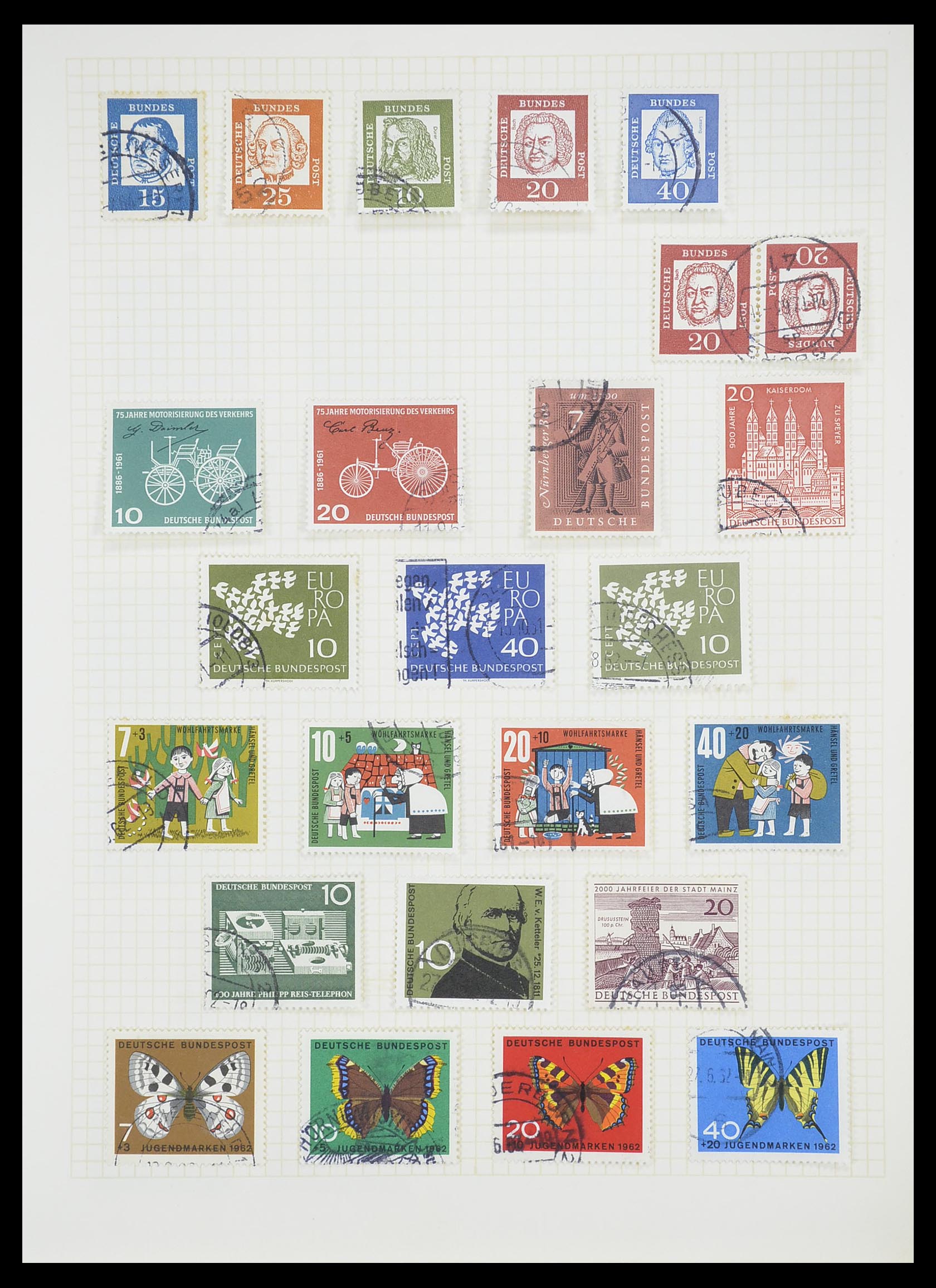 33451 066 - Postzegelverzameling 33451 Europese landen 1850-1990.