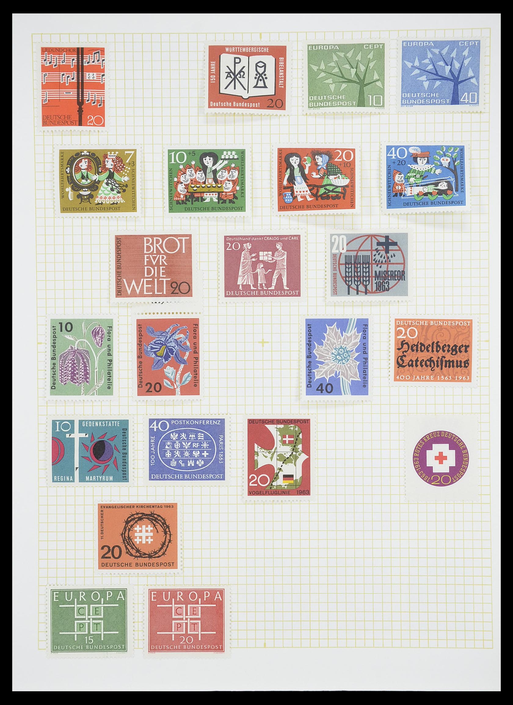 33451 067 - Postzegelverzameling 33451 Europese landen 1850-1990.