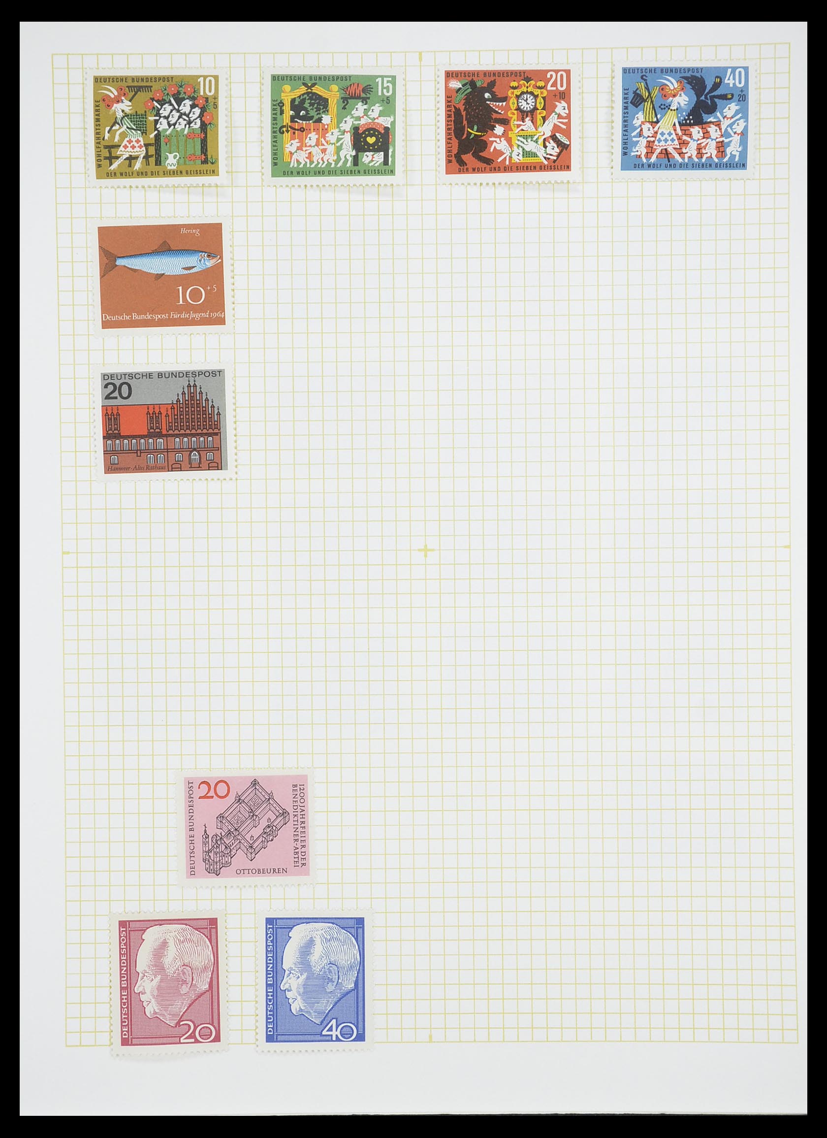 33451 069 - Postzegelverzameling 33451 Europese landen 1850-1990.