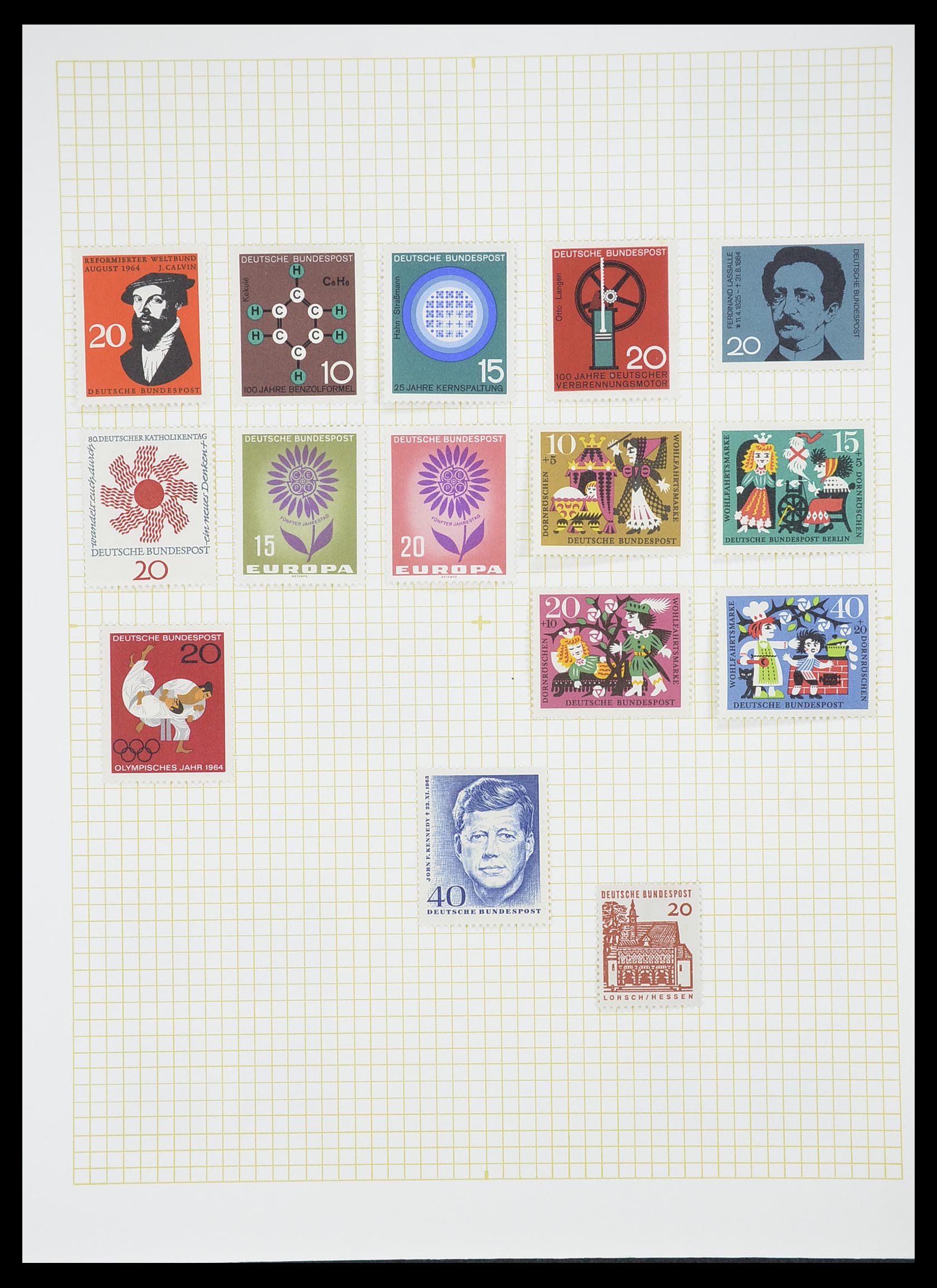 33451 071 - Postzegelverzameling 33451 Europese landen 1850-1990.